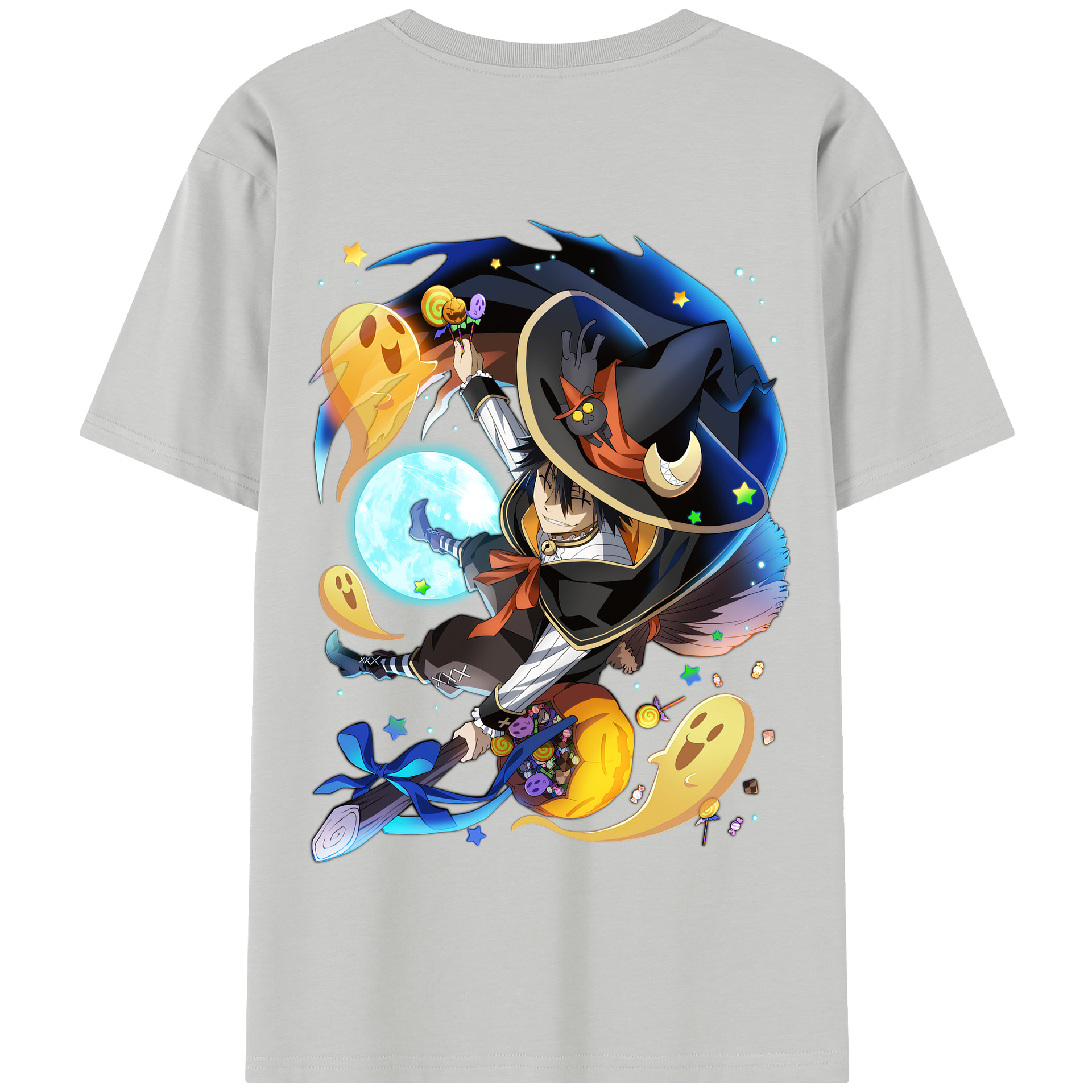 （画像用） 文豪ストレイドッグス Bungo Stray Dogs 綿100％半袖Tシャツ（背面プリント）