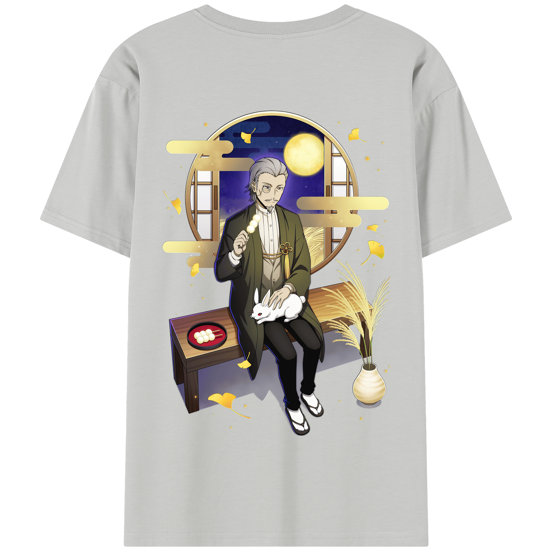 （画像用） 文豪ストレイドッグス Bungo Stray Dogs 綿100％半袖Tシャツ（背面プリント）