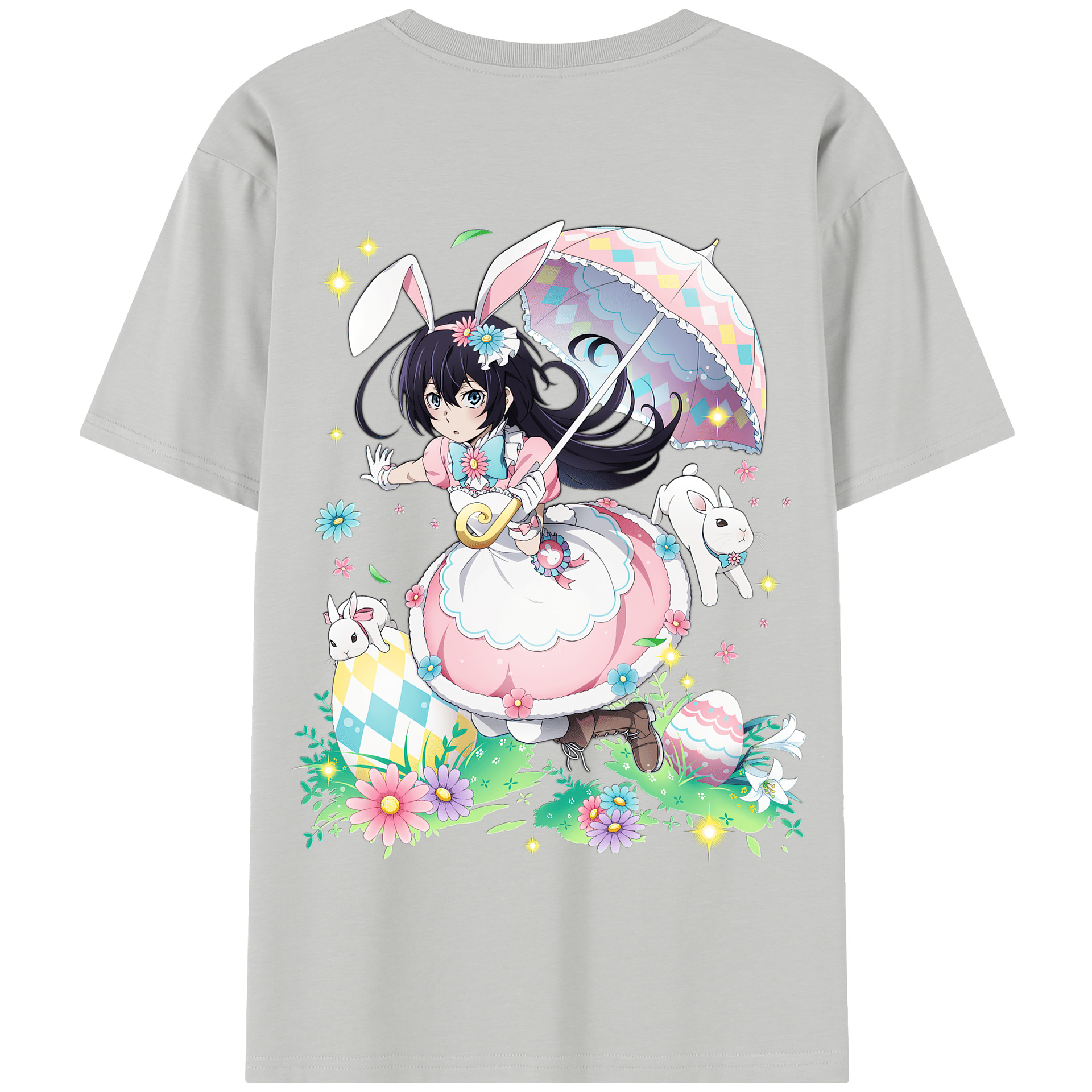 （画像用） 文豪ストレイドッグス Bungo Stray Dogs 綿100％半袖Tシャツ（背面プリント）