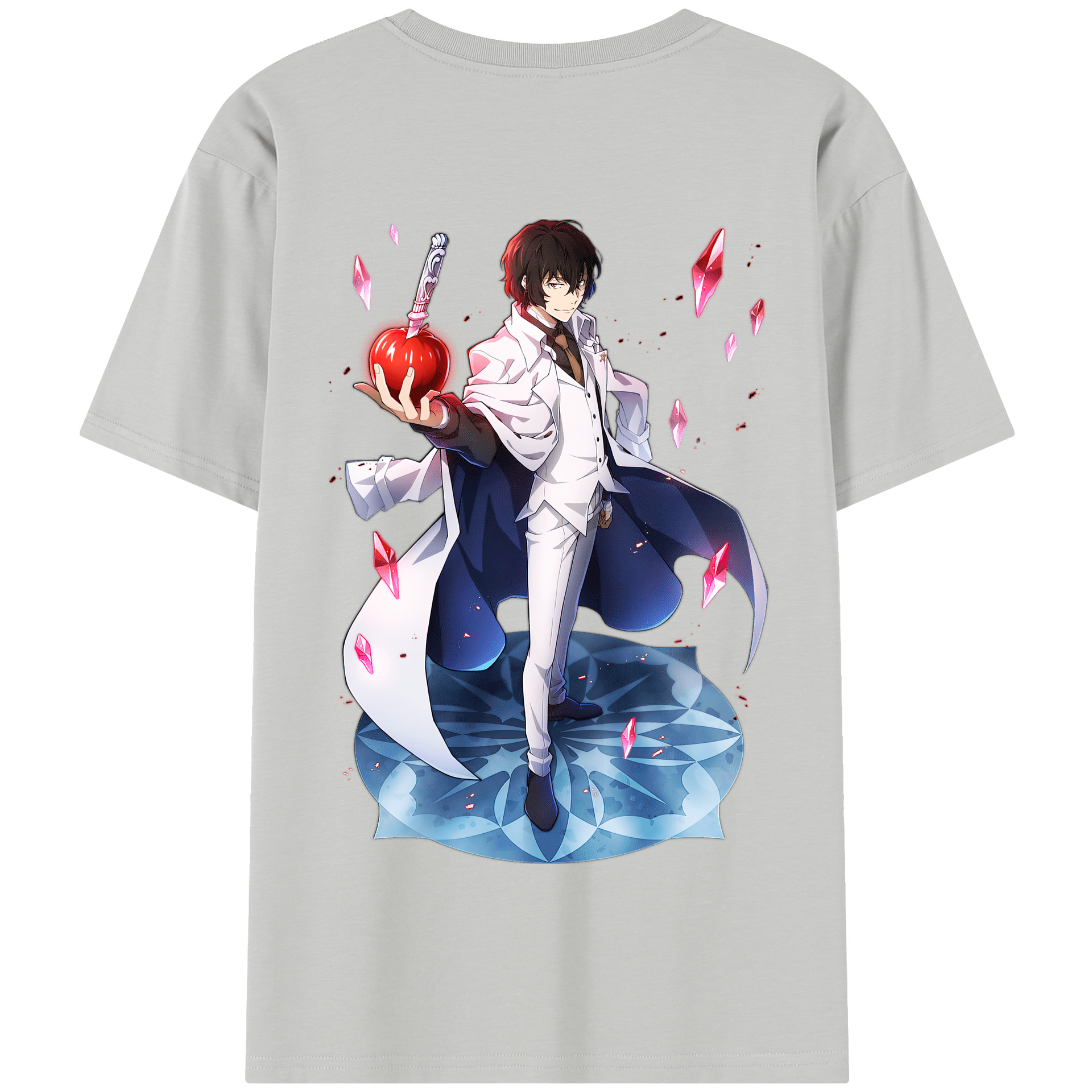 （画像用） 文豪ストレイドッグス Bungo Stray Dogs 綿100％半袖Tシャツ（背面プリント）