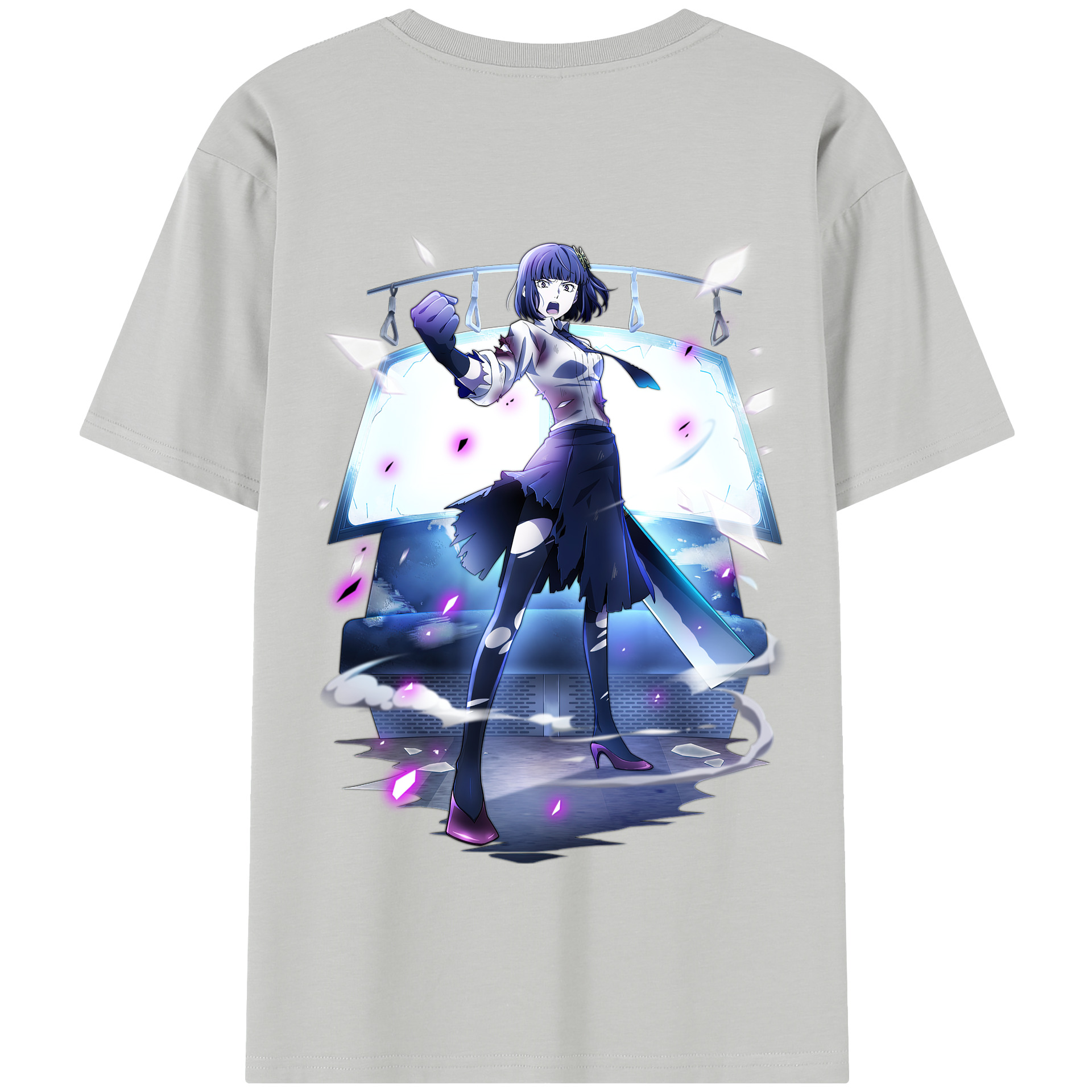 （画像用） 文豪ストレイドッグス Bungo Stray Dogs 綿100％半袖Tシャツ（背面プリント）