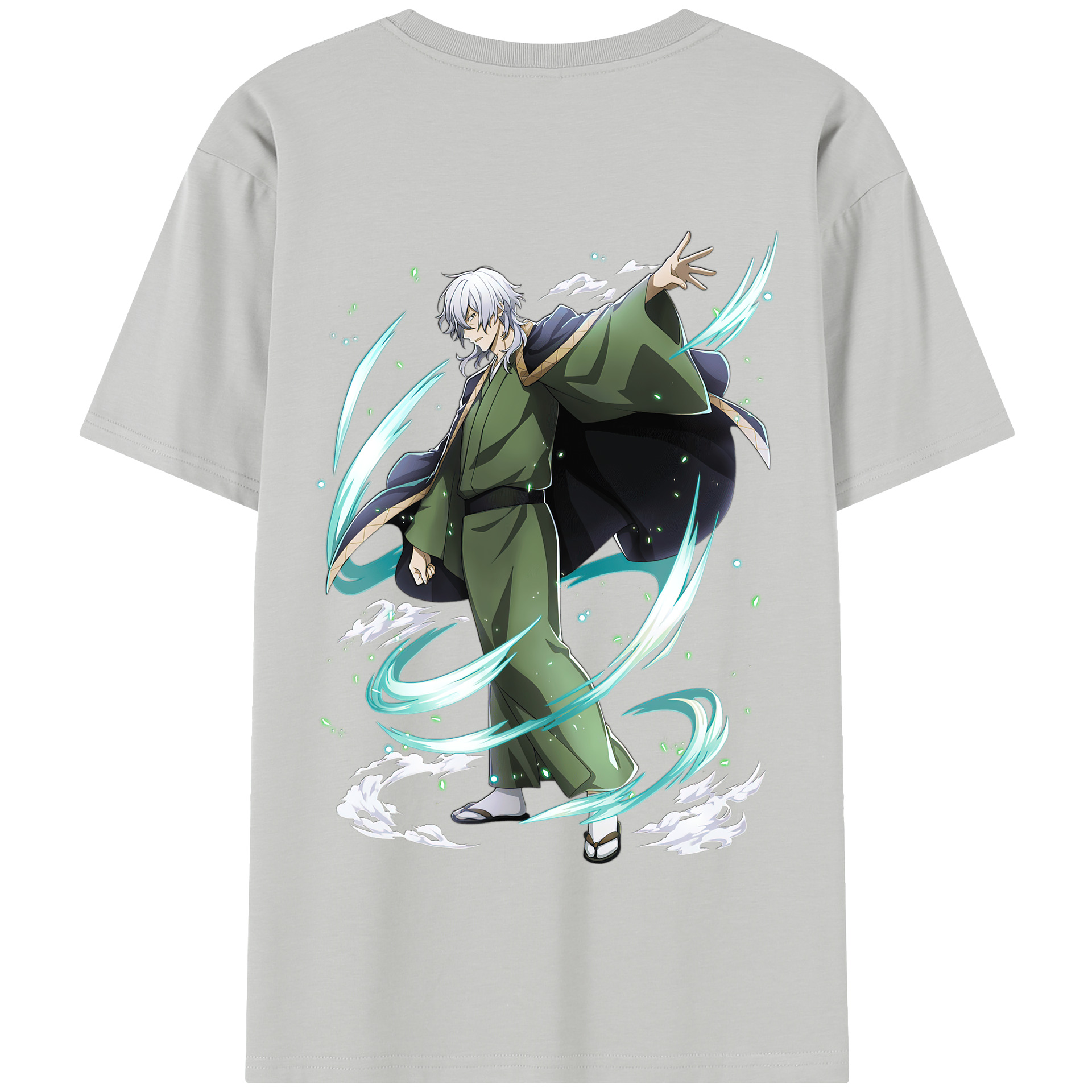 （画像用） 文豪ストレイドッグス Bungo Stray Dogs 綿100％半袖Tシャツ（背面プリント）