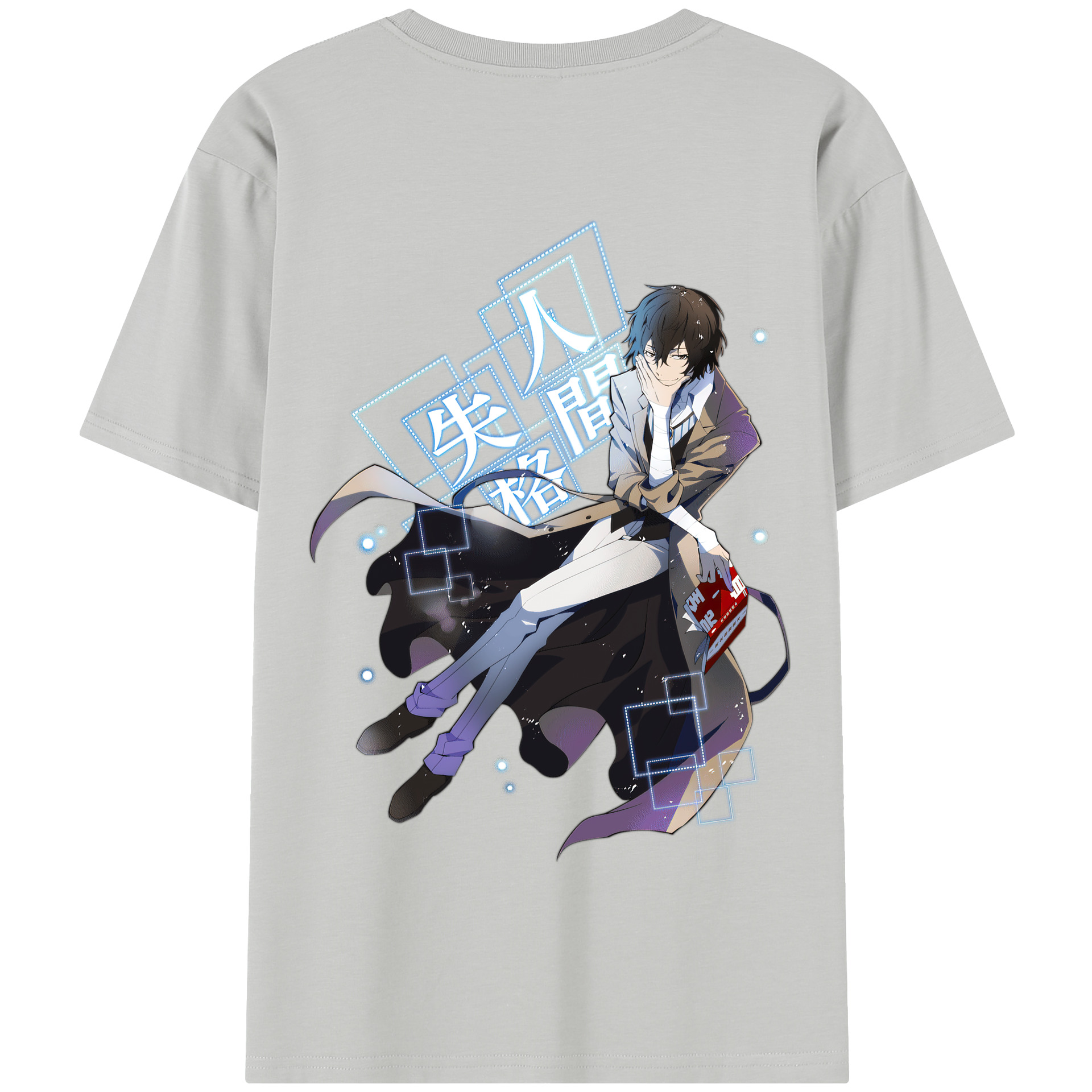 （画像用） 文豪ストレイドッグス Bungo Stray Dogs 綿100％半袖Tシャツ（背面プリント）