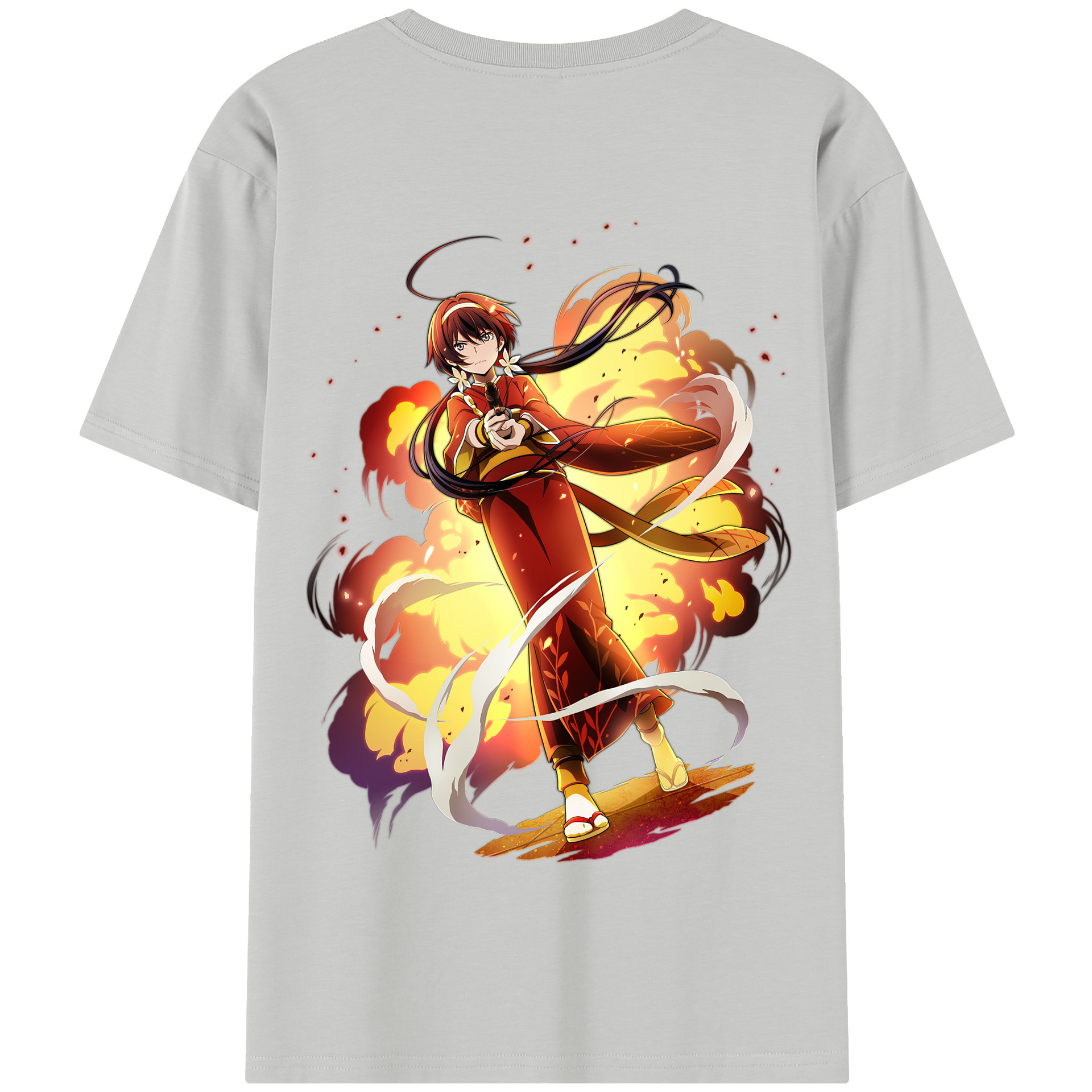 （画像用） 文豪ストレイドッグス Bungo Stray Dogs 綿100％半袖Tシャツ（背面プリント）