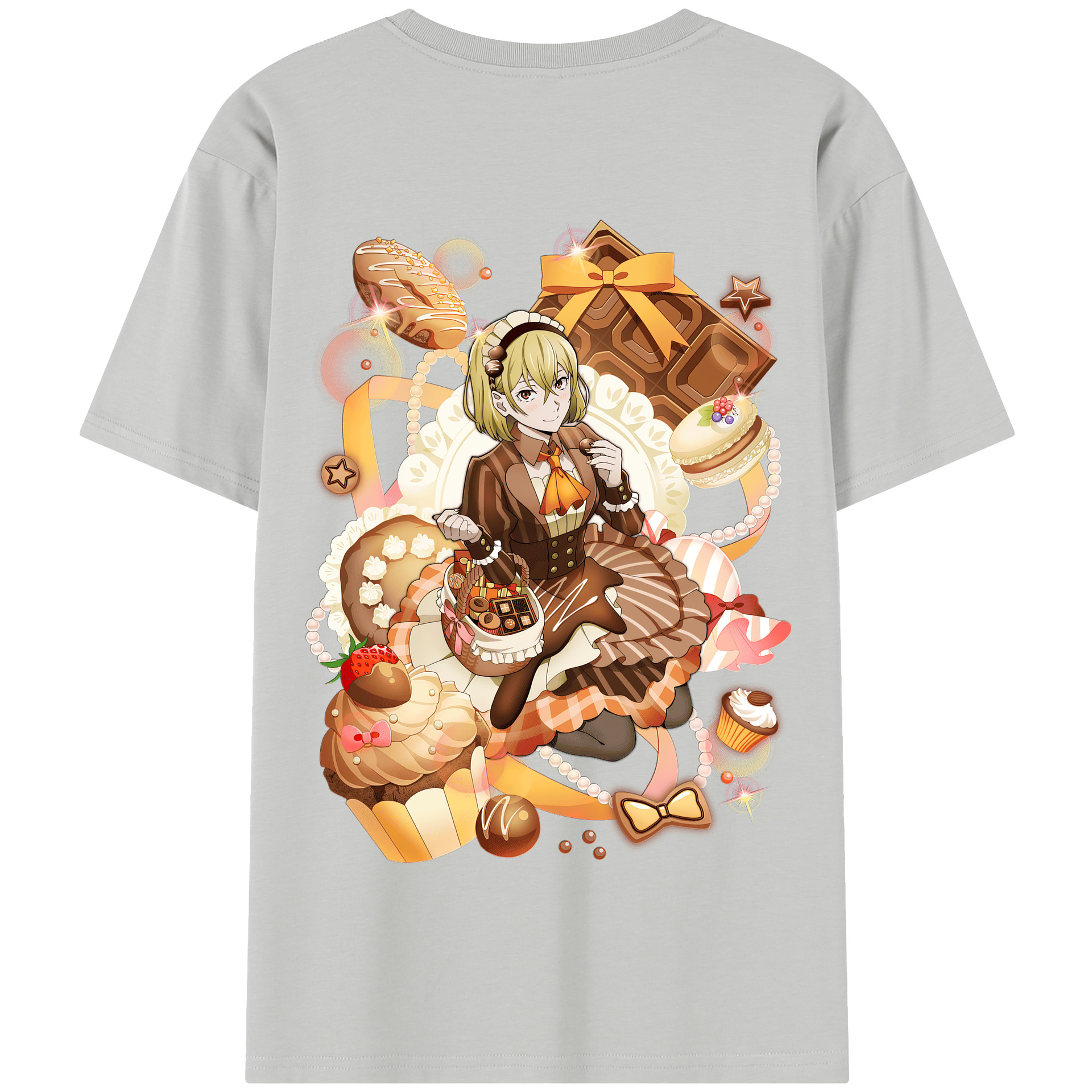 （画像用） 文豪ストレイドッグス Bungo Stray Dogs 綿100％半袖Tシャツ（背面プリント）
