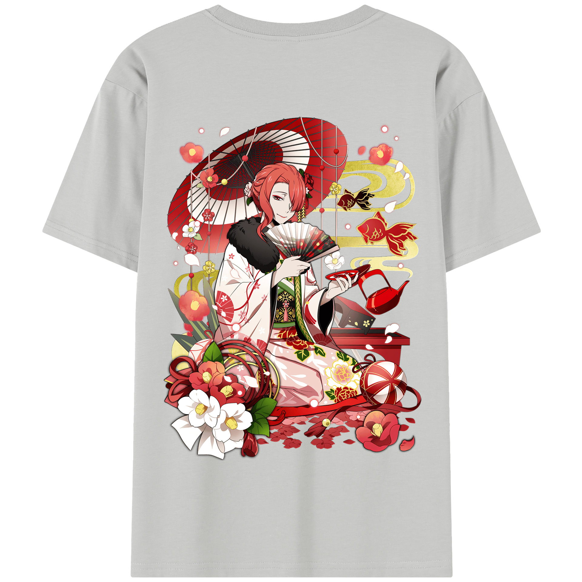 （画像用） 文豪ストレイドッグス Bungo Stray Dogs 綿100％半袖Tシャツ（背面プリント）