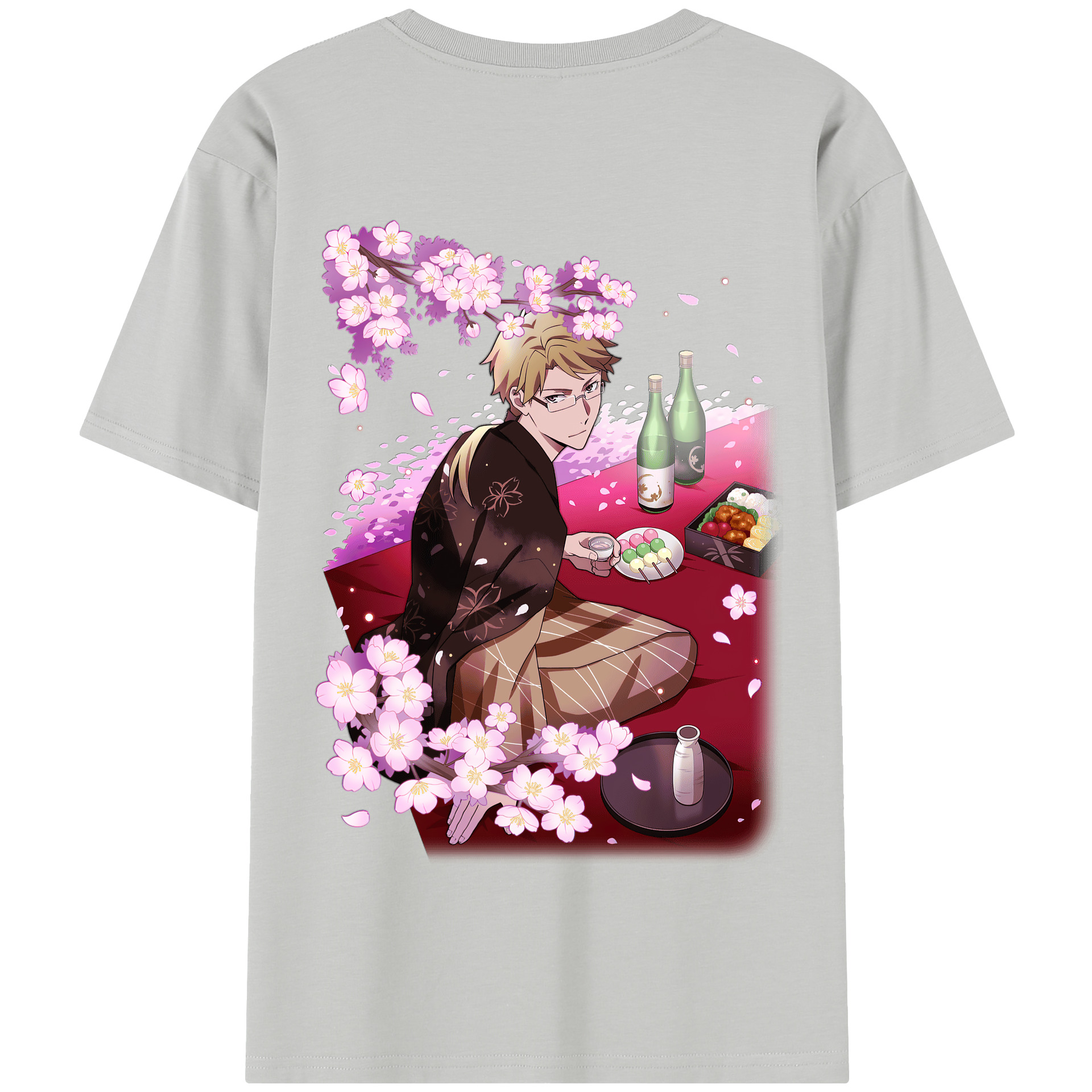 （画像用） 文豪ストレイドッグス Bungo Stray Dogs 綿100％半袖Tシャツ（背面プリント）