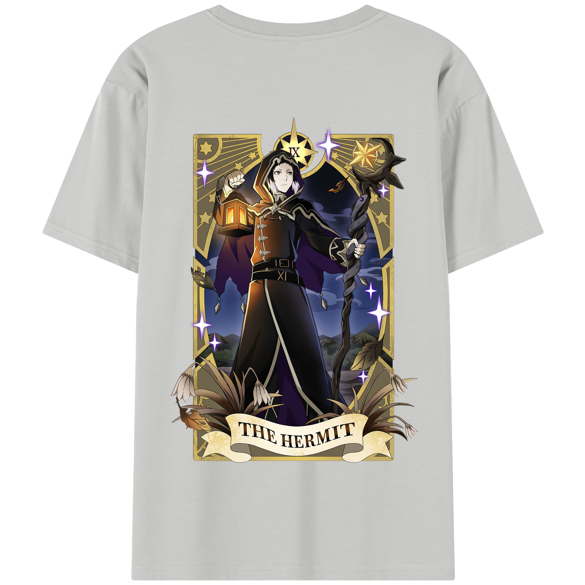 （画像用） 文豪ストレイドッグス Bungo Stray Dogs 綿100％半袖Tシャツ（背面プリント）