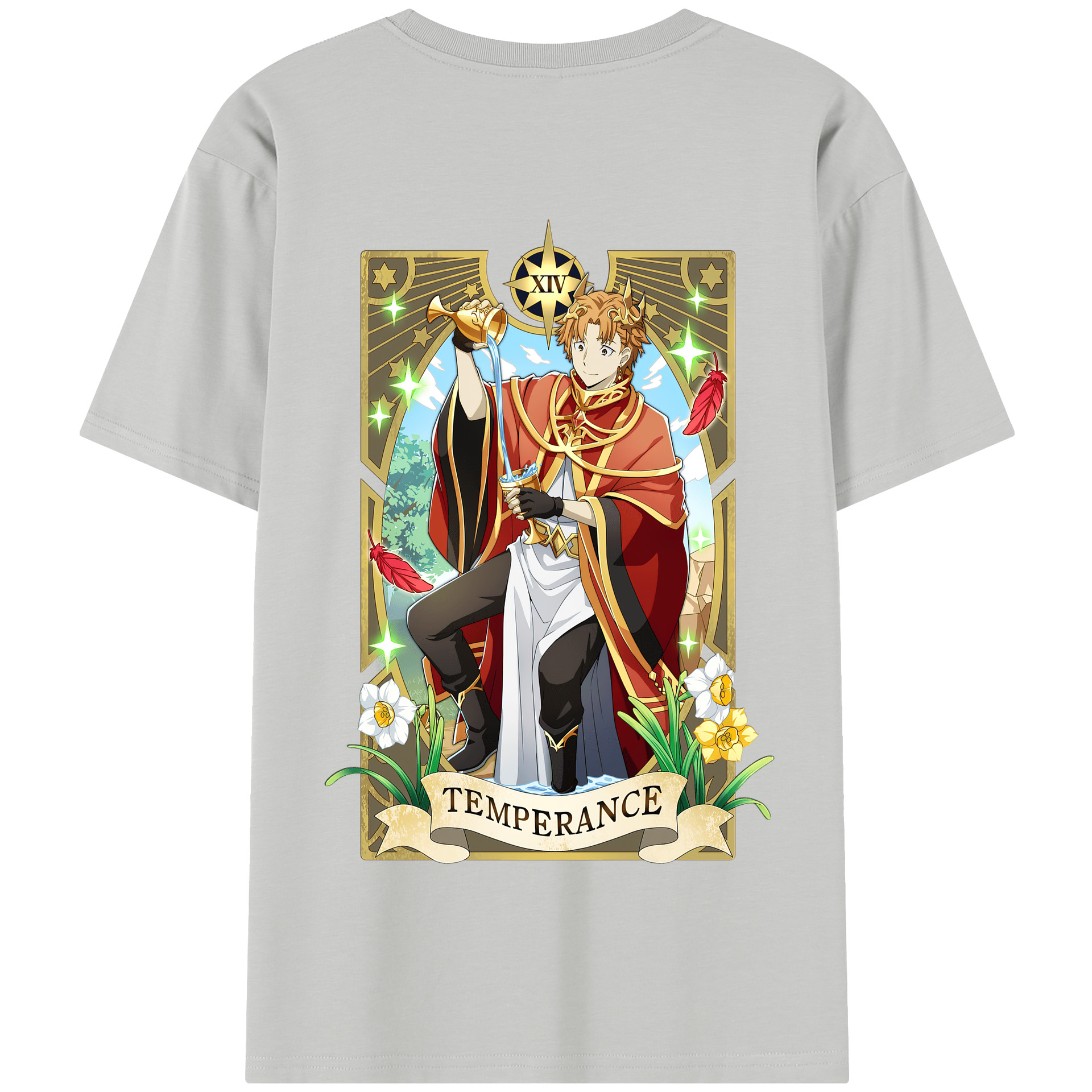 （画像用） 文豪ストレイドッグス Bungo Stray Dogs 綿100％半袖Tシャツ（背面プリント）