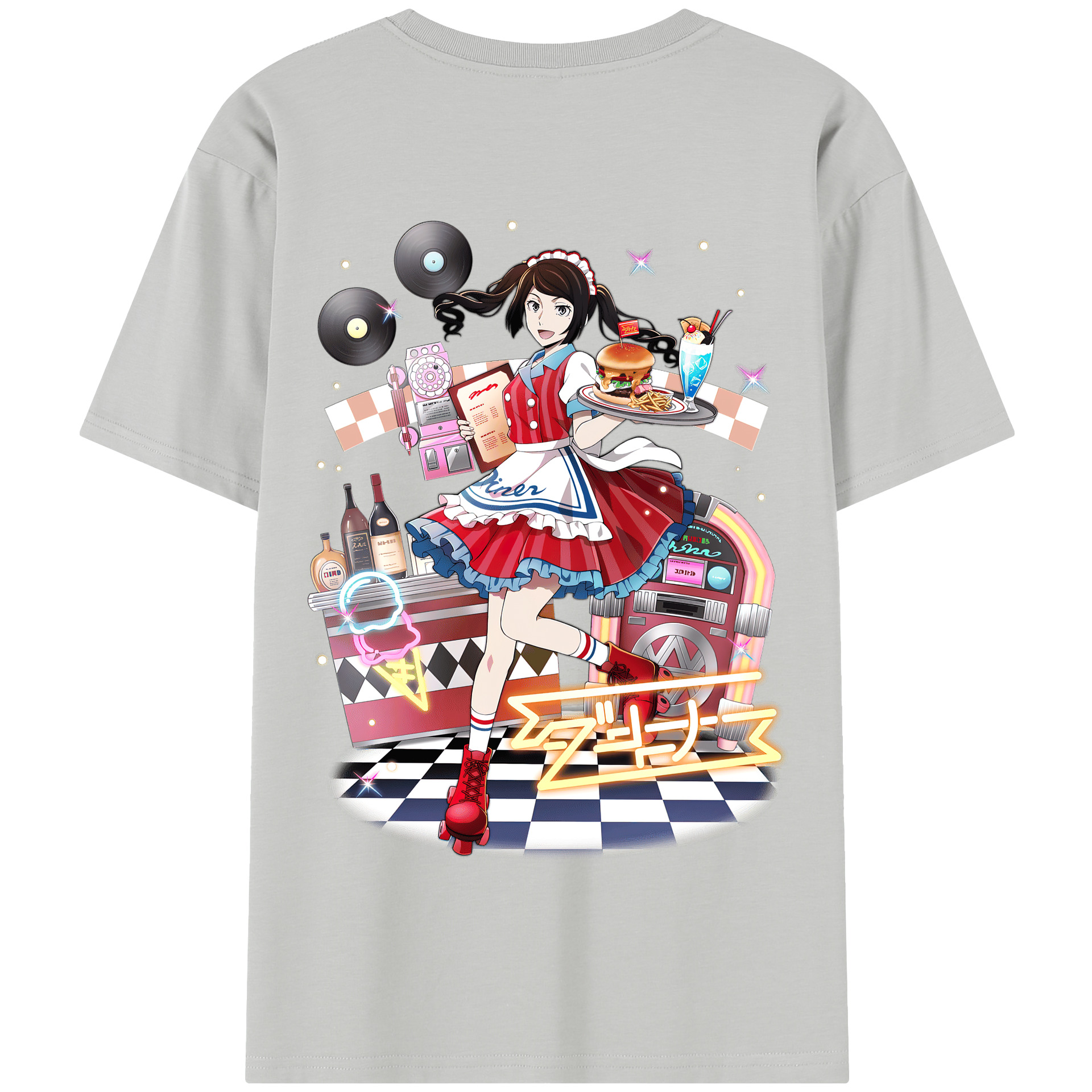 （画像用） 文豪ストレイドッグス Bungo Stray Dogs 綿100％半袖Tシャツ（背面プリント）