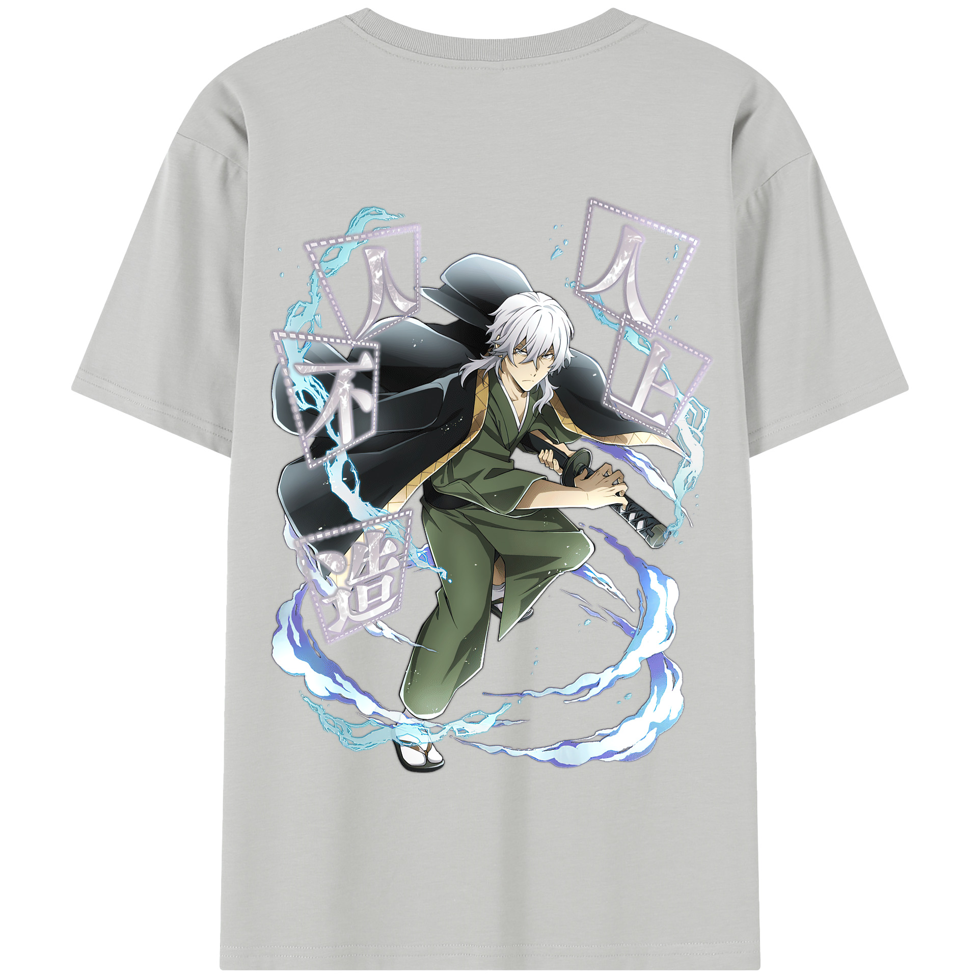 （画像用） 文豪ストレイドッグス Bungo Stray Dogs 綿100％半袖Tシャツ（背面プリント）