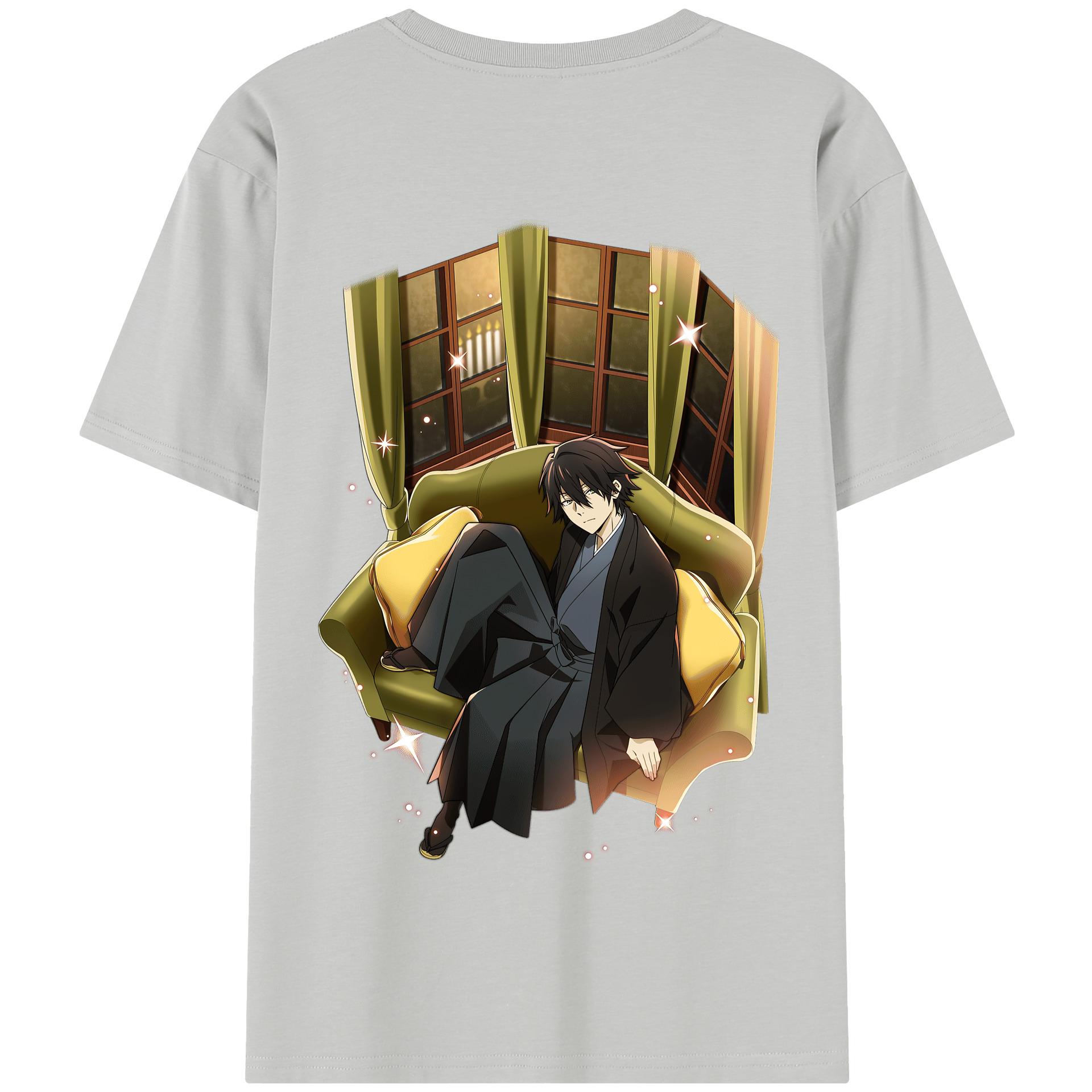 （画像用） 文豪ストレイドッグス Bungo Stray Dogs 綿100％半袖Tシャツ（背面プリント）