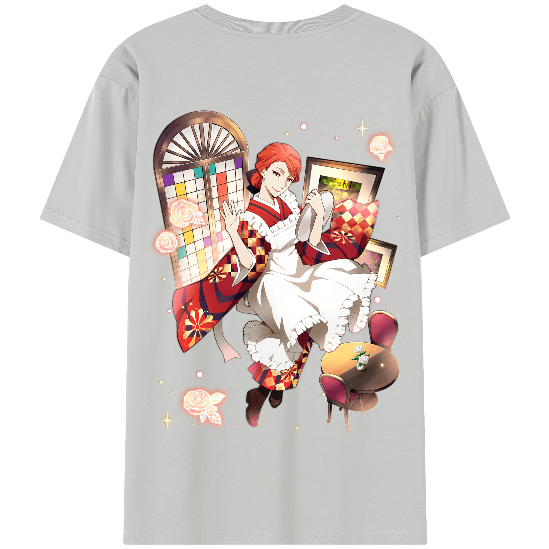 （画像用） 文豪ストレイドッグス Bungo Stray Dogs 綿100％半袖Tシャツ（背面プリント）