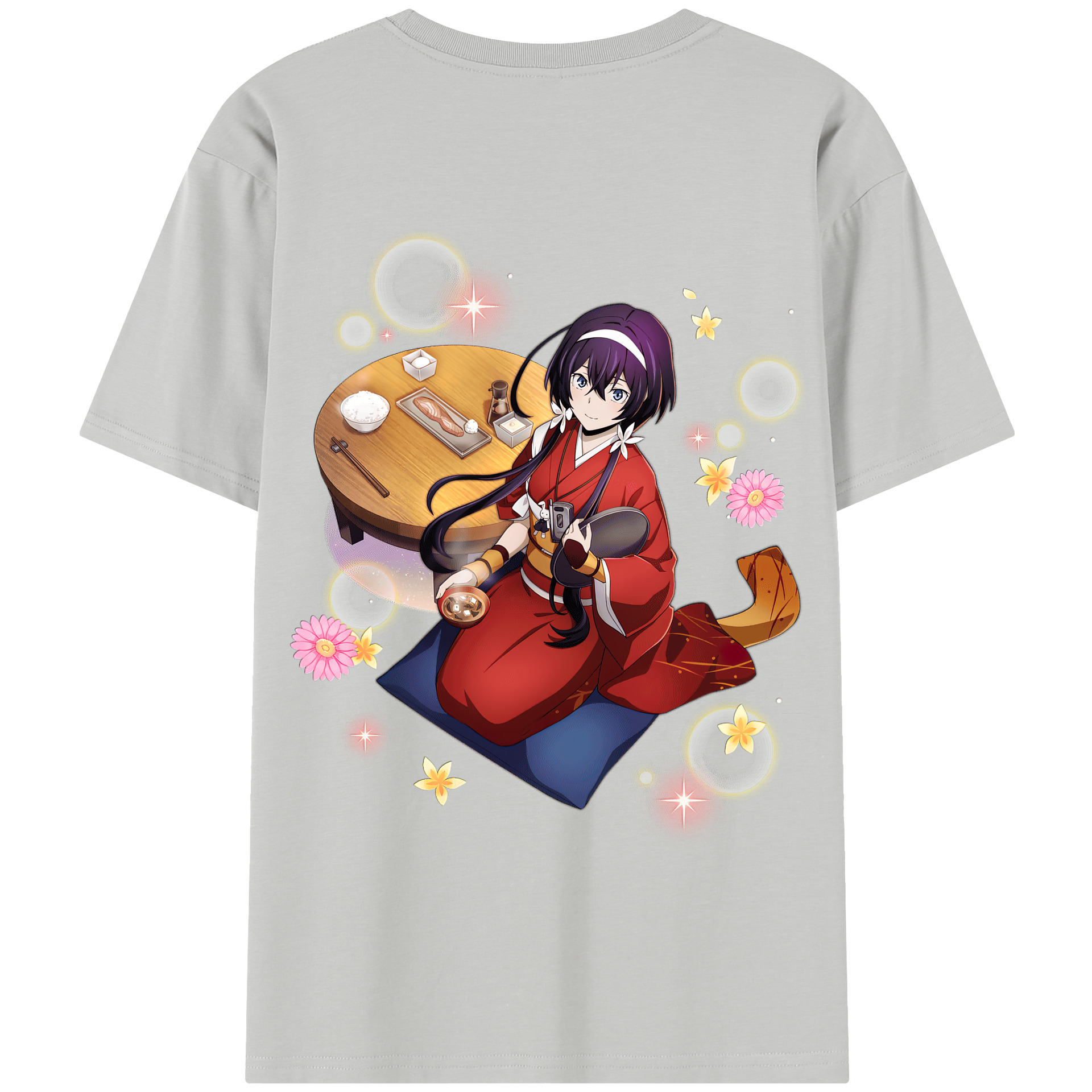 （画像用） 文豪ストレイドッグス Bungo Stray Dogs 綿100％半袖Tシャツ（背面プリント）