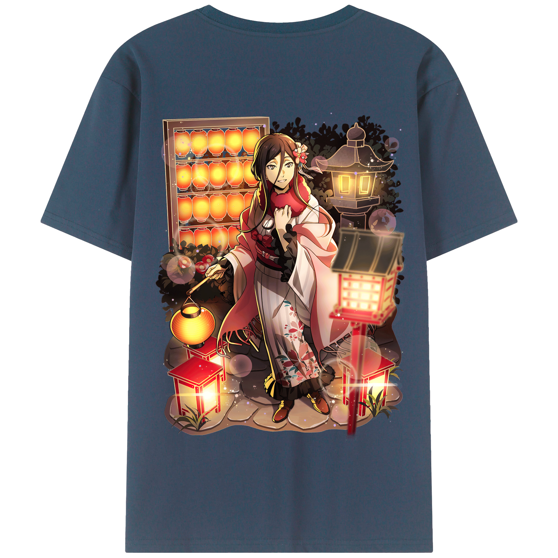 （画像用） 文豪ストレイドッグス Bungo Stray Dogs 綿100％半袖Tシャツ（背面プリント）