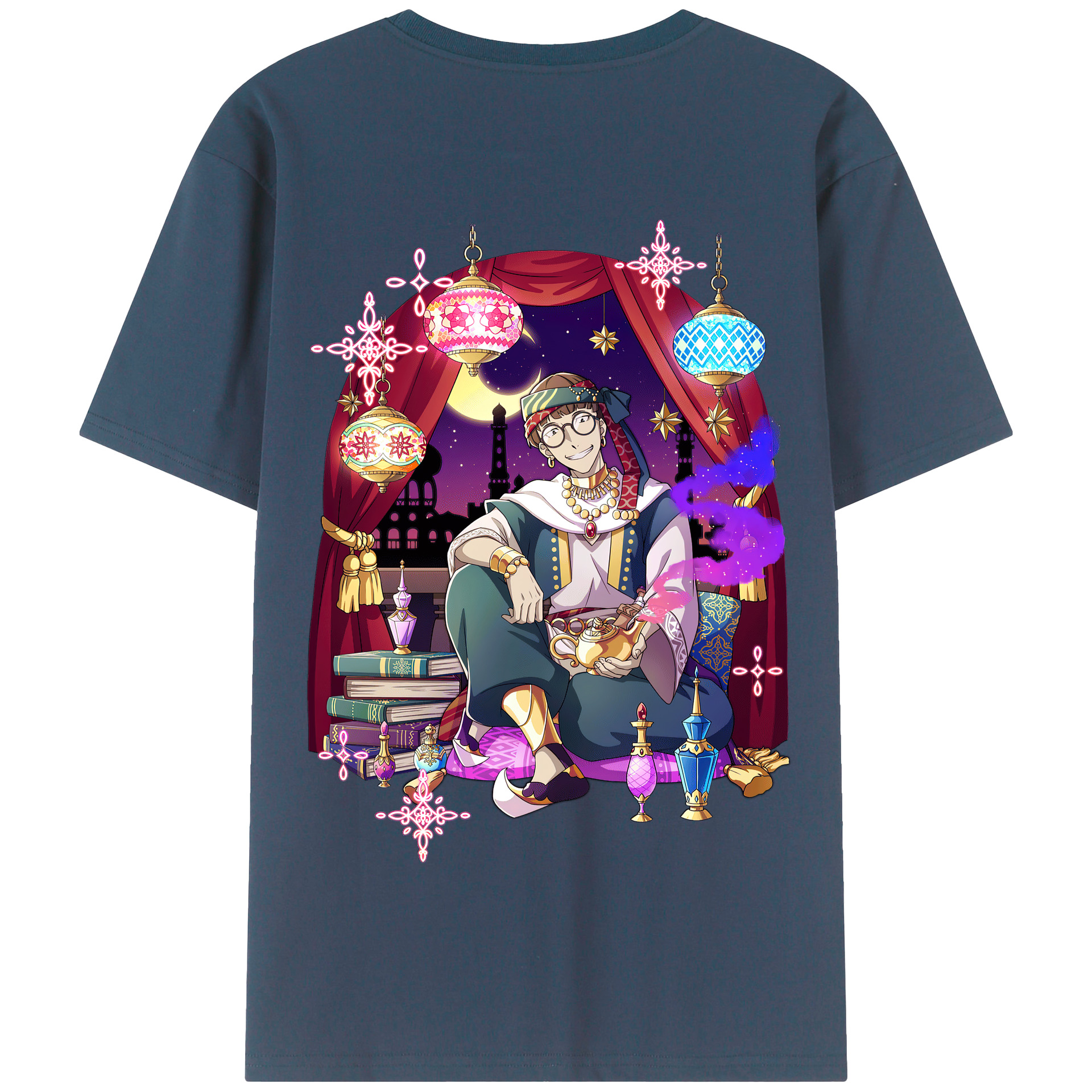（画像用） 文豪ストレイドッグス Bungo Stray Dogs 綿100％半袖Tシャツ（背面プリント）