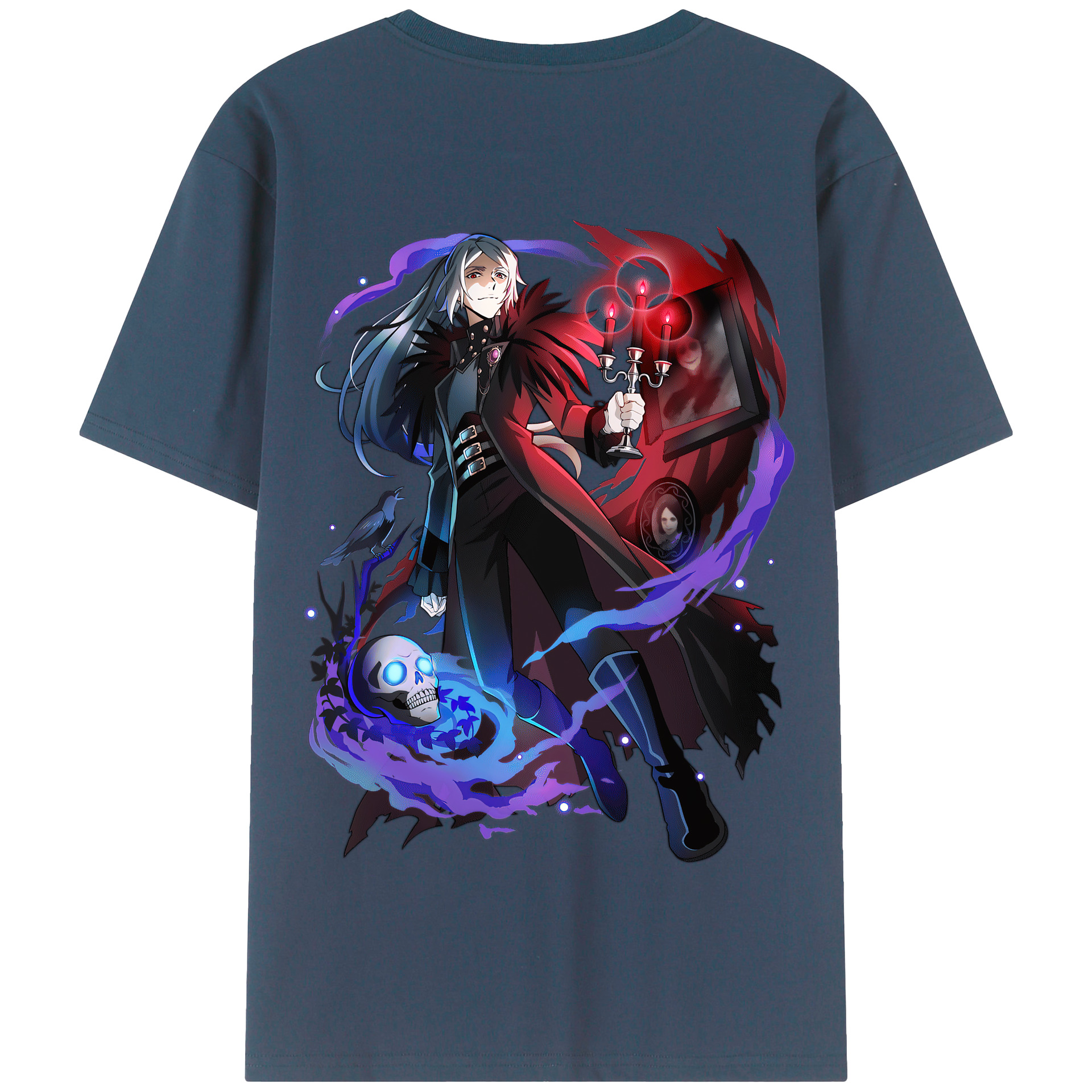 （画像用） 文豪ストレイドッグス Bungo Stray Dogs 綿100％半袖Tシャツ（背面プリント）