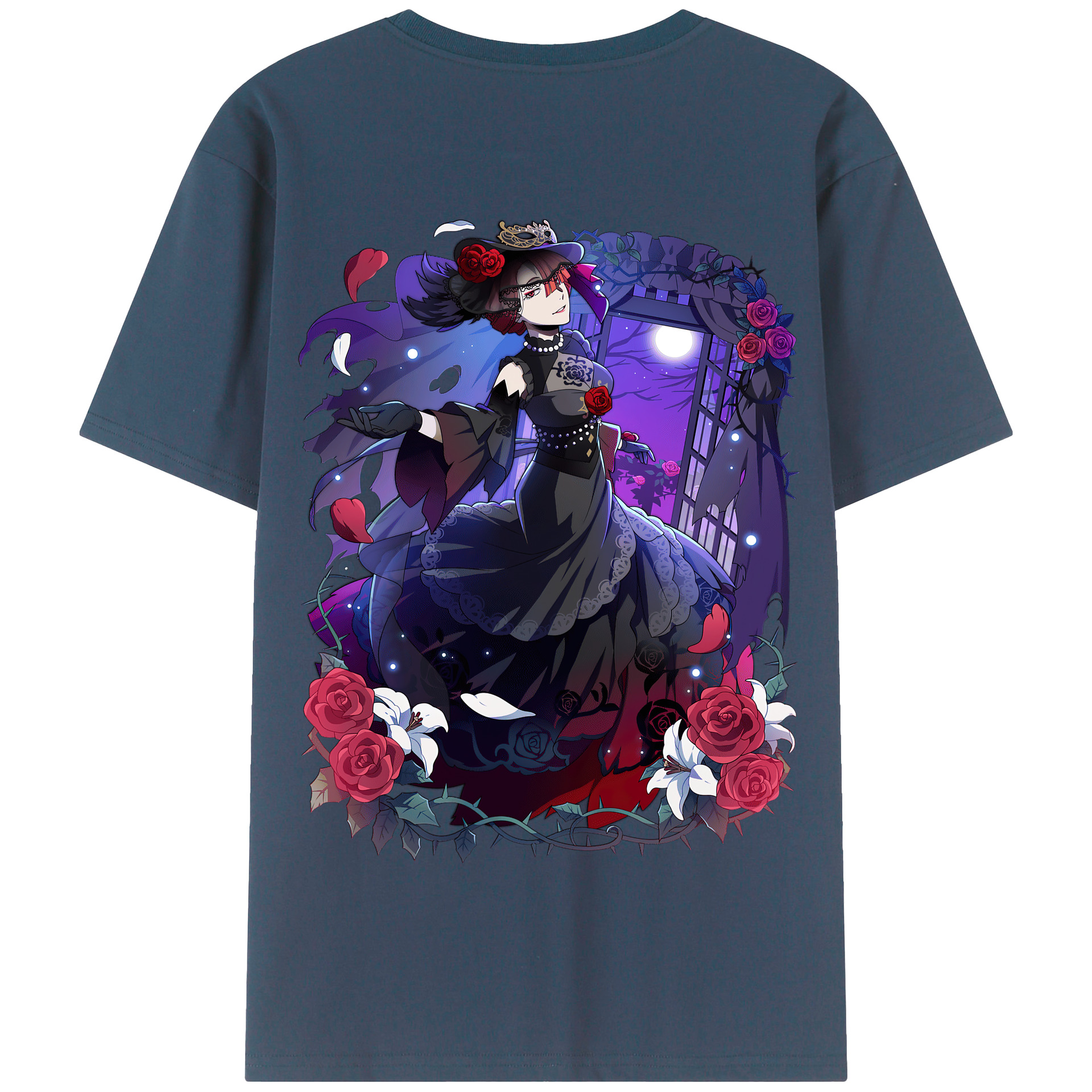 （画像用） 文豪ストレイドッグス Bungo Stray Dogs 綿100％半袖Tシャツ（背面プリント）