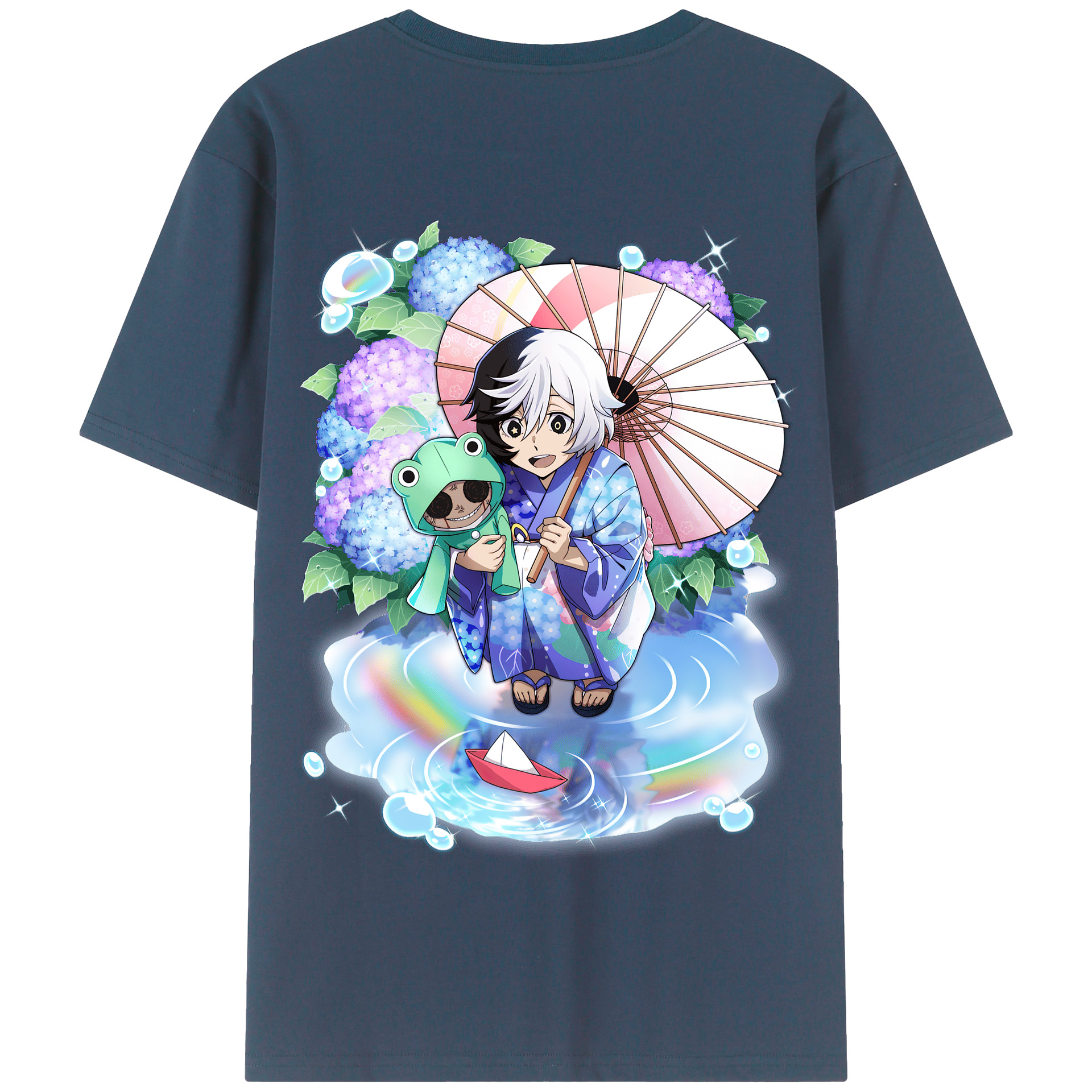 （画像用） 文豪ストレイドッグス Bungo Stray Dogs 綿100％半袖Tシャツ（背面プリント）