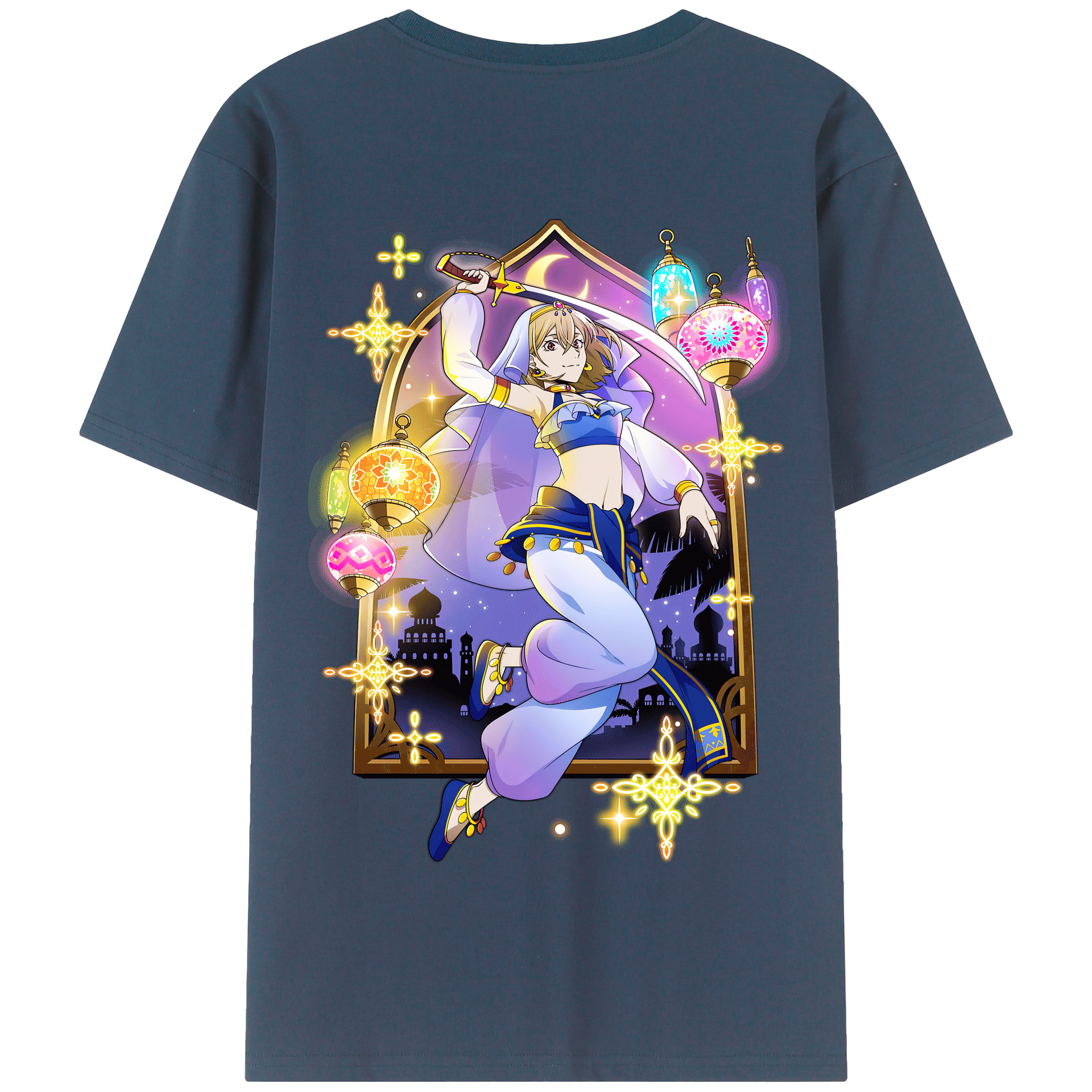 （画像用） 文豪ストレイドッグス Bungo Stray Dogs 綿100％半袖Tシャツ（背面プリント）