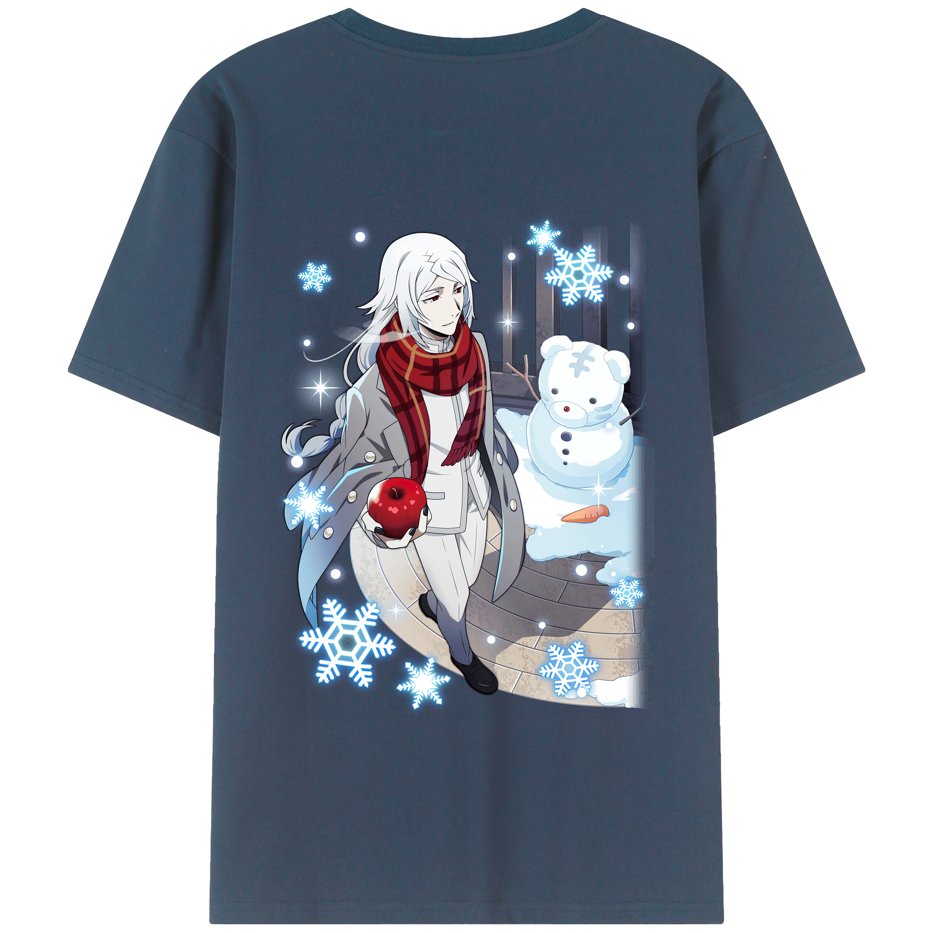 （画像用） 文豪ストレイドッグス Bungo Stray Dogs 綿100％半袖Tシャツ（背面プリント）