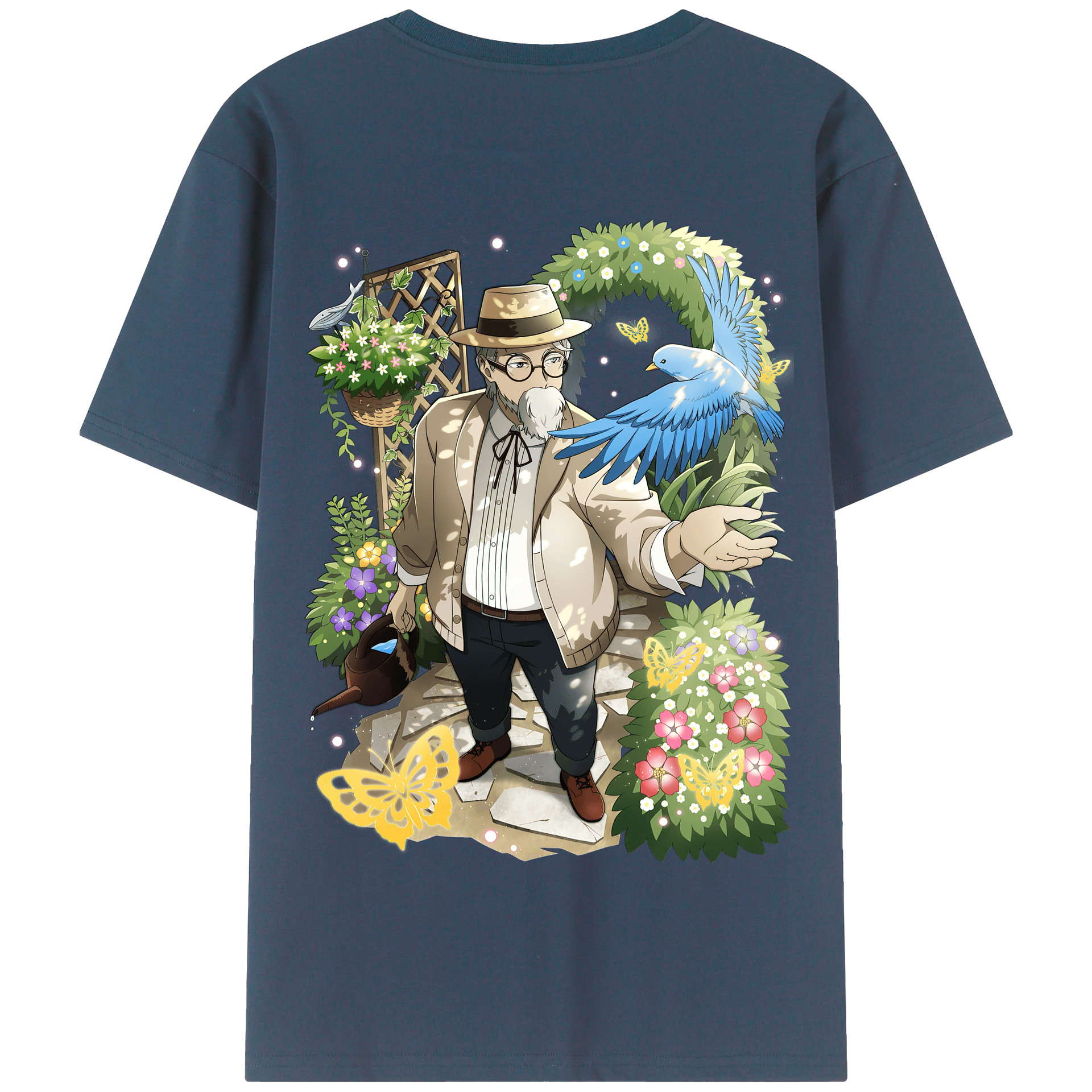 （画像用） 文豪ストレイドッグス Bungo Stray Dogs 綿100％半袖Tシャツ（背面プリント）