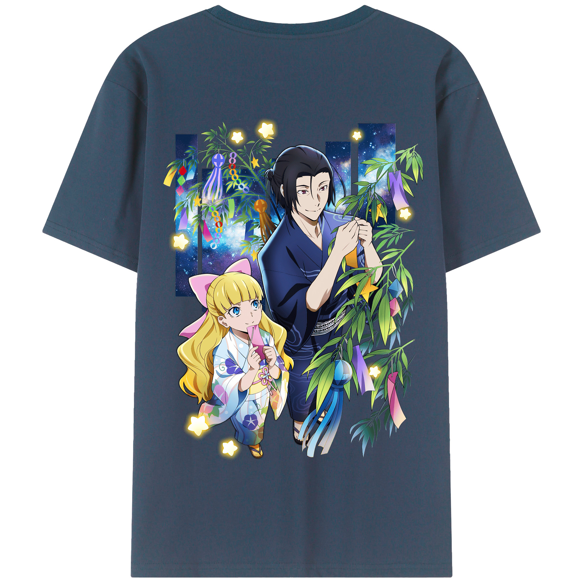 （画像用） 文豪ストレイドッグス Bungo Stray Dogs 綿100％半袖Tシャツ（背面プリント）