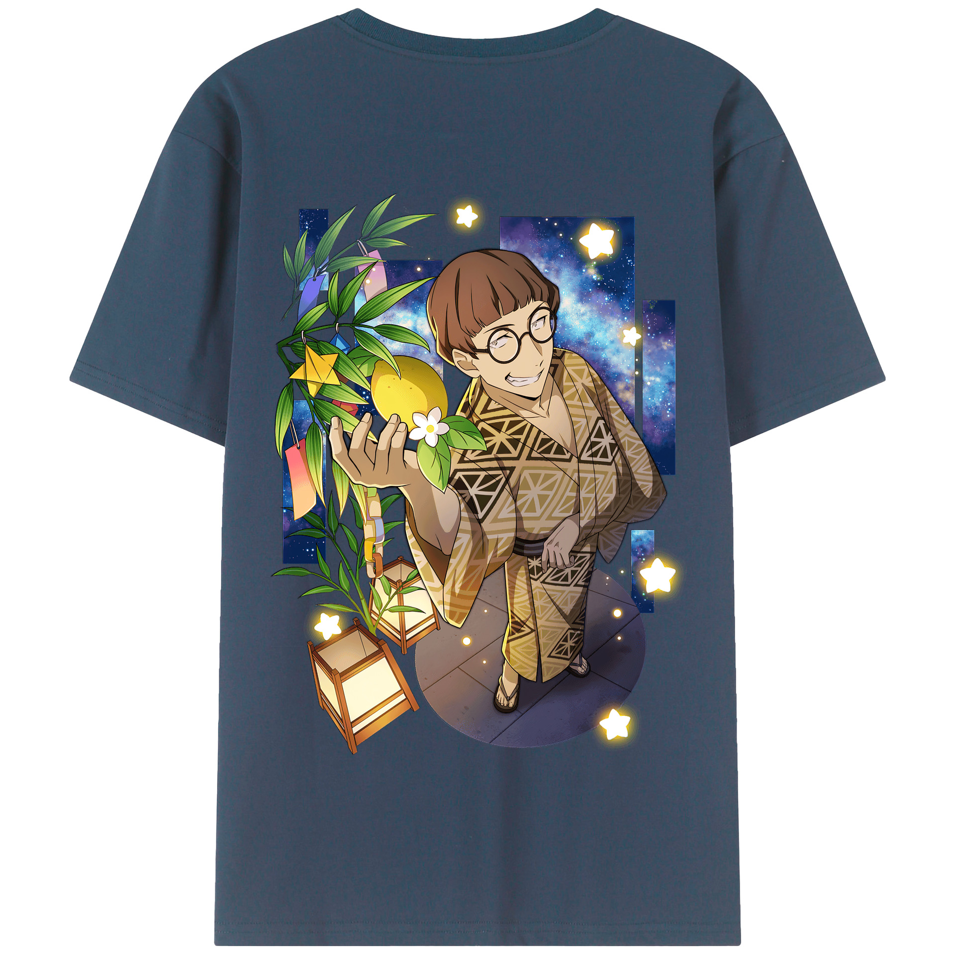 （画像用） 文豪ストレイドッグス Bungo Stray Dogs 綿100％半袖Tシャツ（背面プリント）