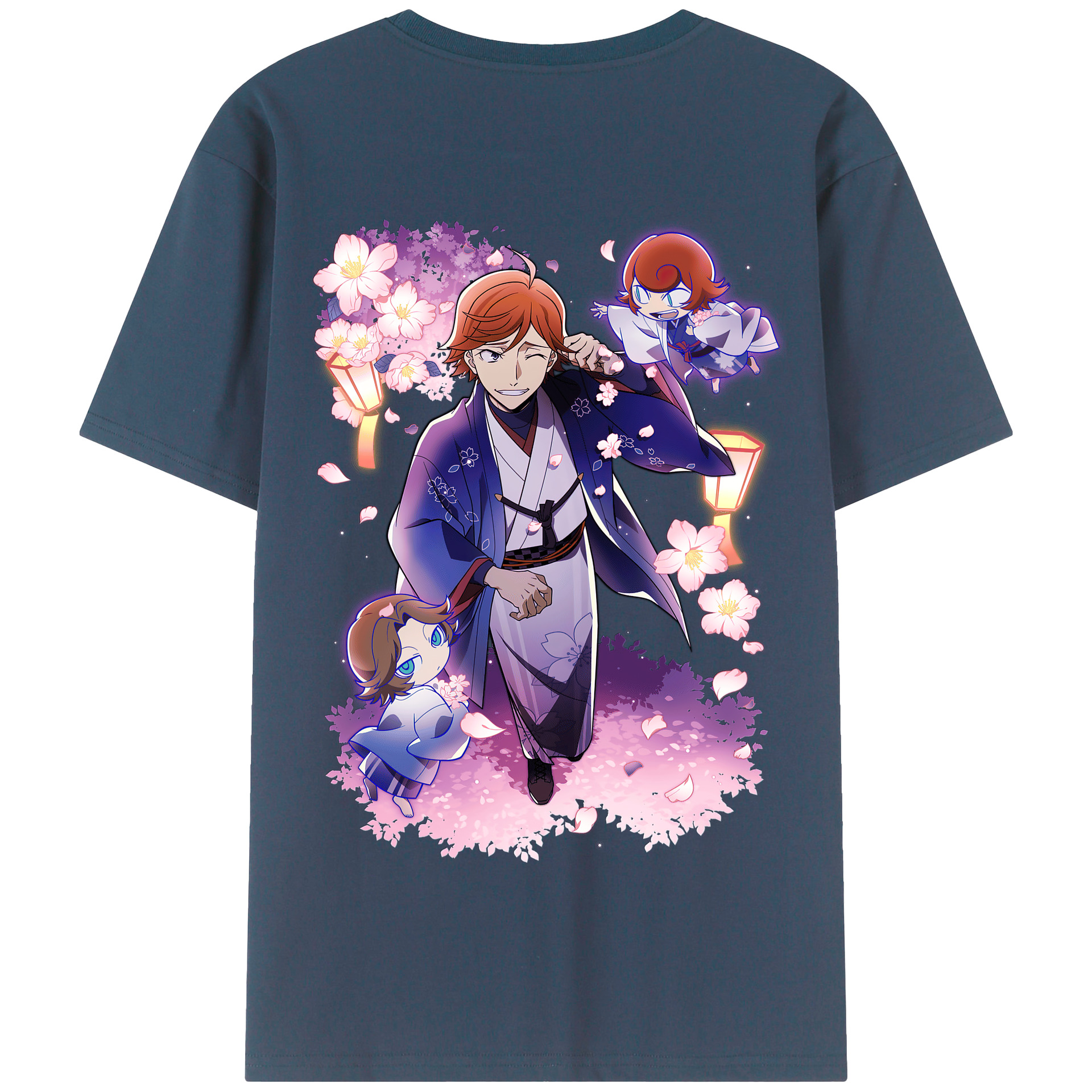 （画像用） 文豪ストレイドッグス Bungo Stray Dogs 綿100％半袖Tシャツ（背面プリント）