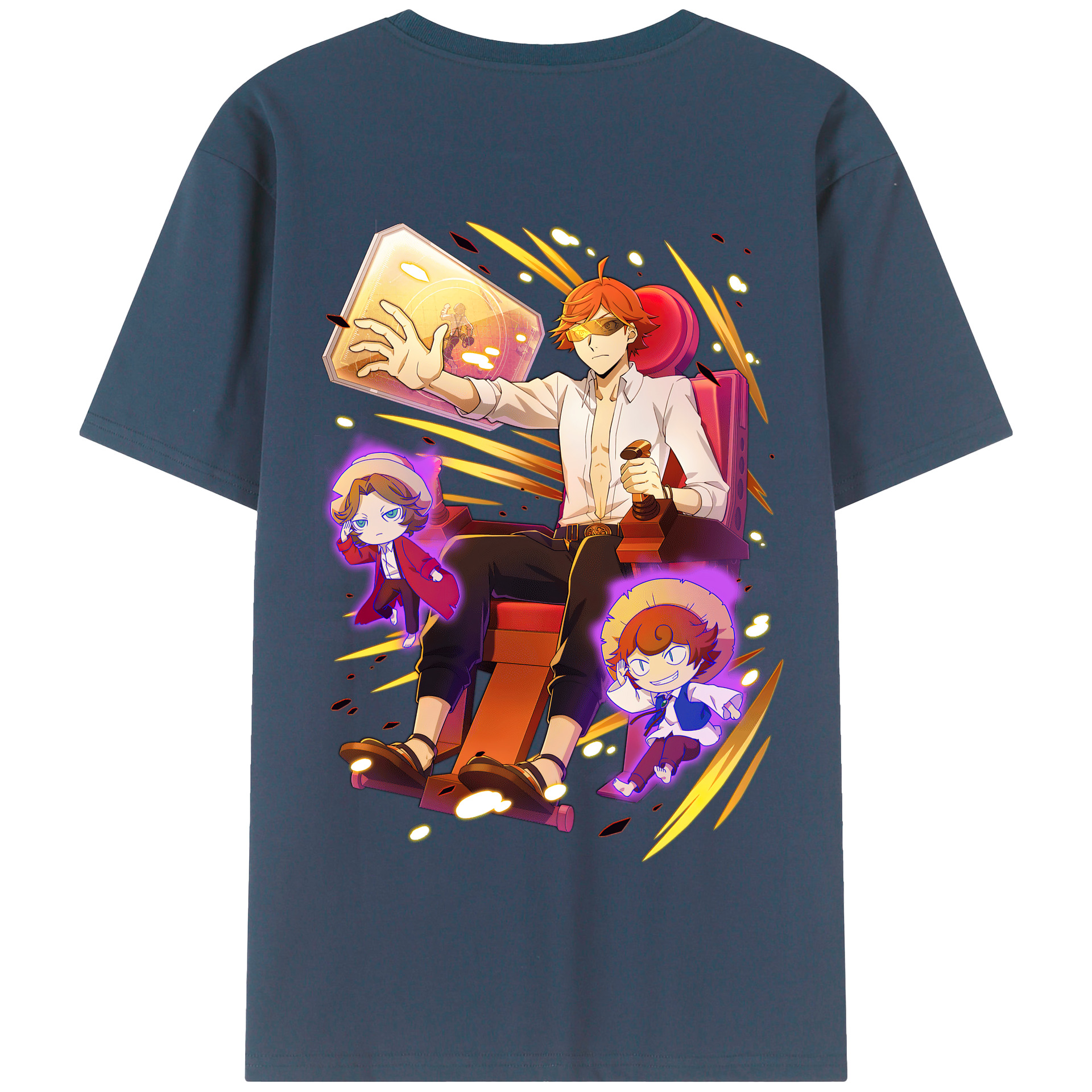 （画像用） 文豪ストレイドッグス Bungo Stray Dogs 綿100％半袖Tシャツ（背面プリント）