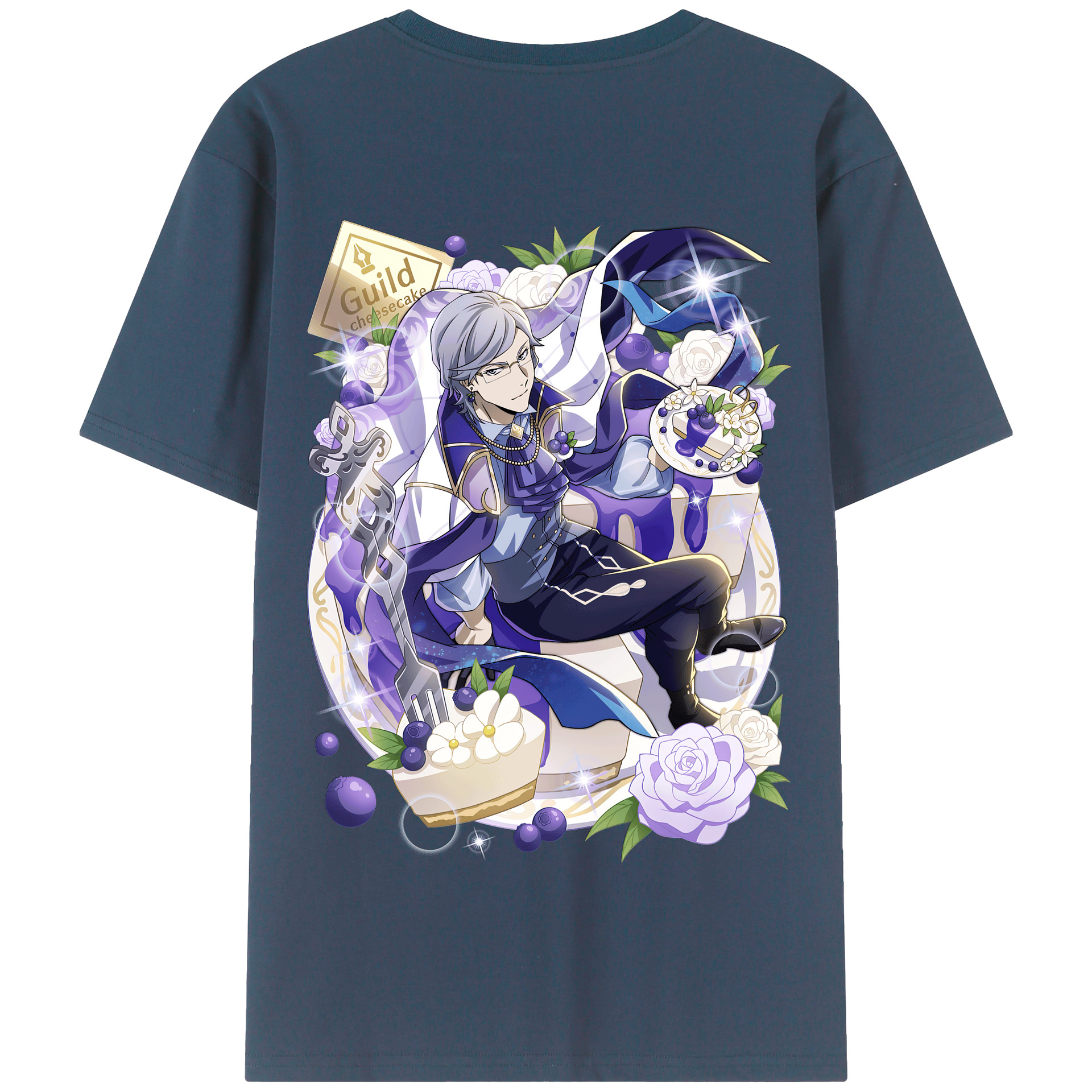 （画像用） 文豪ストレイドッグス Bungo Stray Dogs 綿100％半袖Tシャツ（背面プリント）