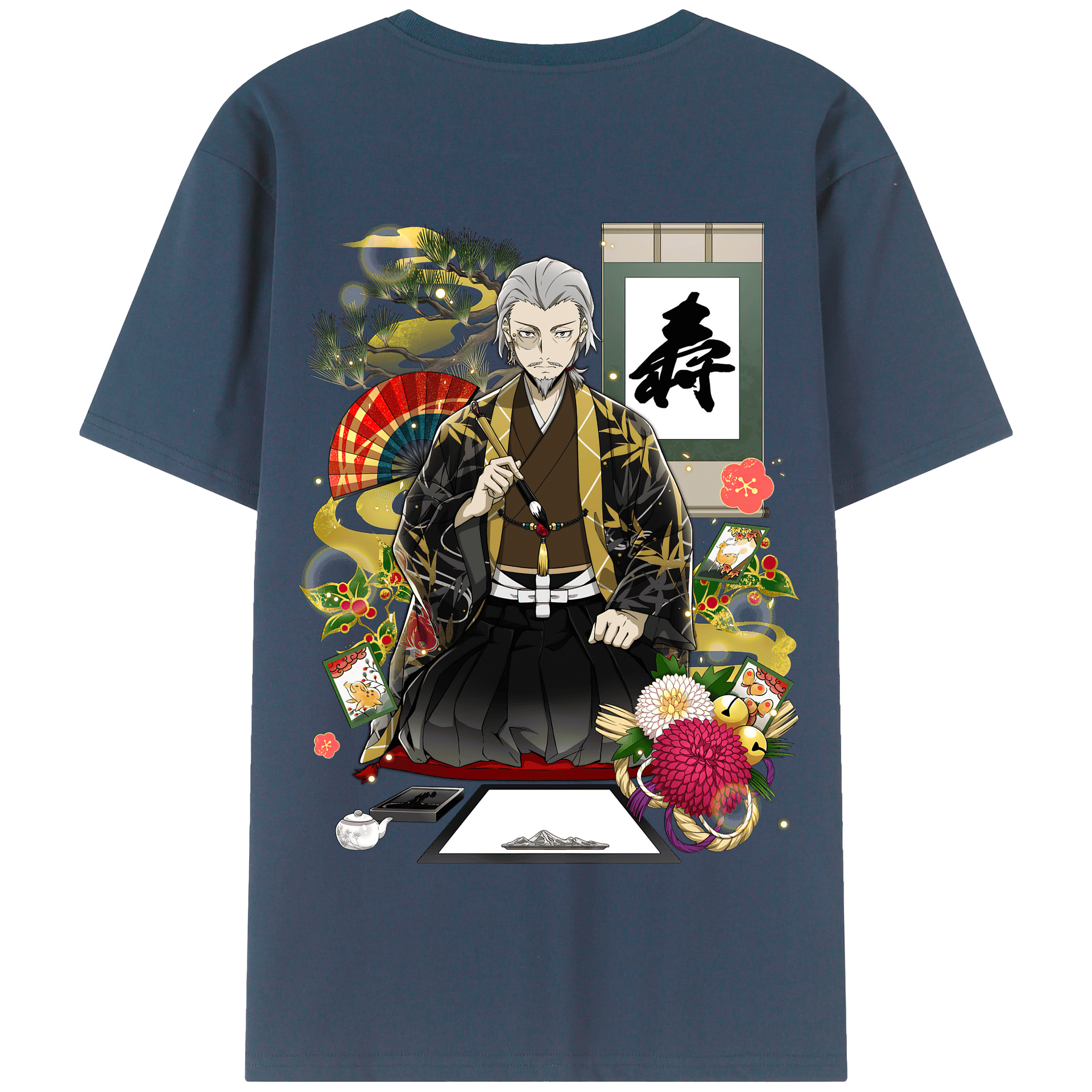 （画像用） 文豪ストレイドッグス Bungo Stray Dogs 綿100％半袖Tシャツ（背面プリント）
