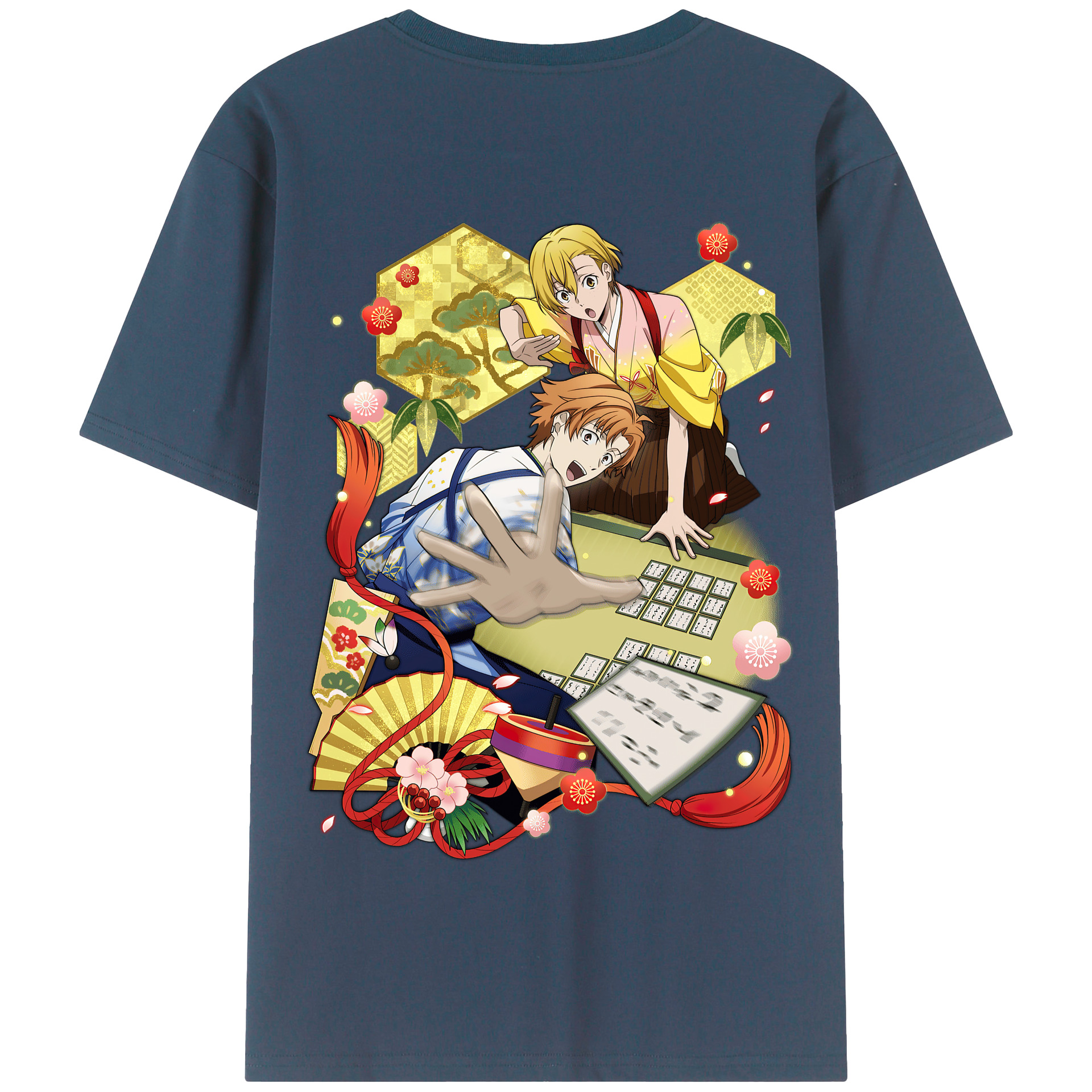 （画像用） 文豪ストレイドッグス Bungo Stray Dogs 綿100％半袖Tシャツ（背面プリント）