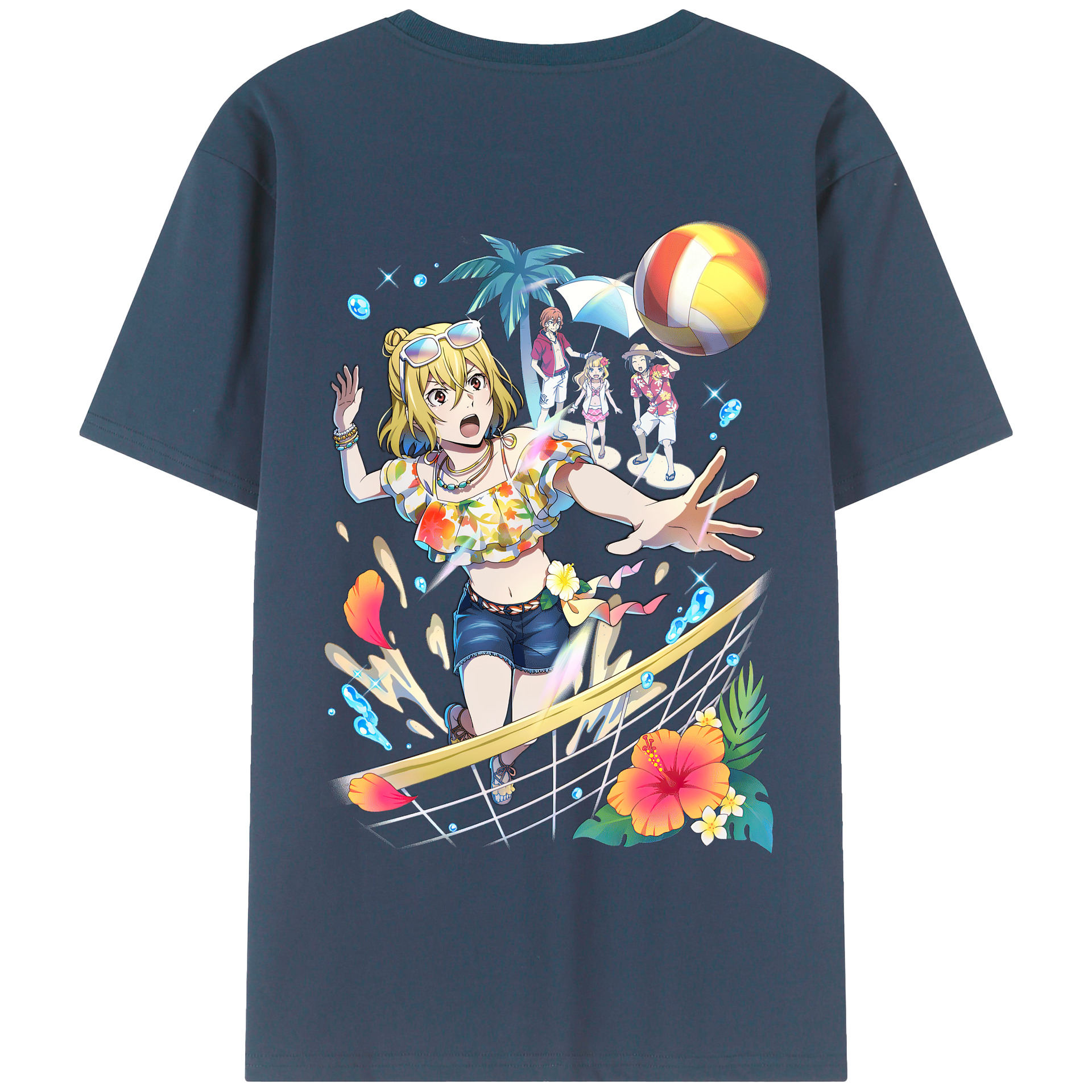 （画像用） 文豪ストレイドッグス Bungo Stray Dogs 綿100％半袖Tシャツ（背面プリント）
