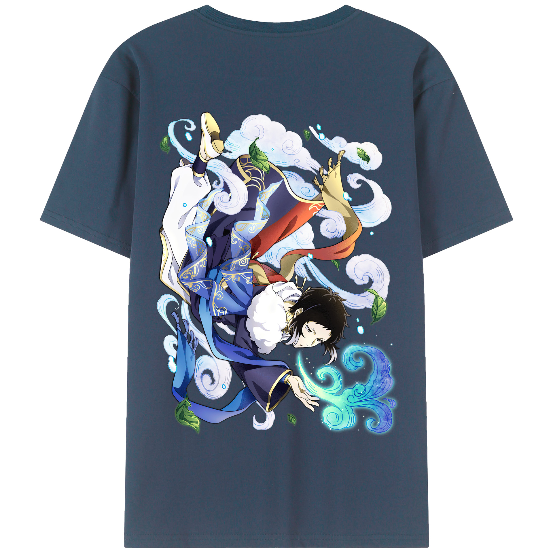 （画像用） 文豪ストレイドッグス Bungo Stray Dogs 綿100％半袖Tシャツ（背面プリント）