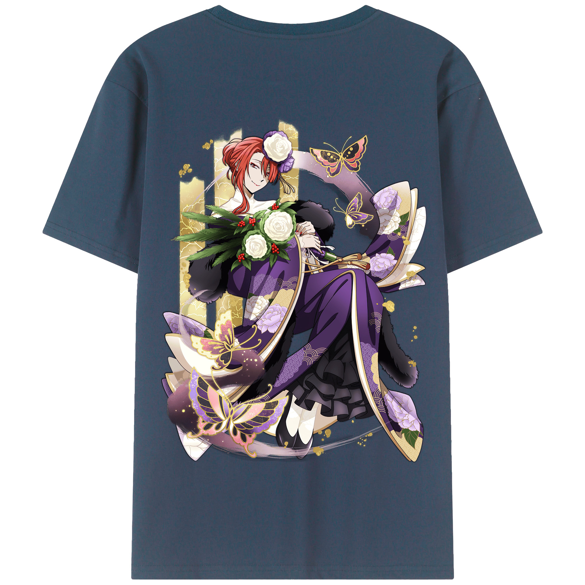 （画像用） 文豪ストレイドッグス Bungo Stray Dogs 綿100％半袖Tシャツ（背面プリント）