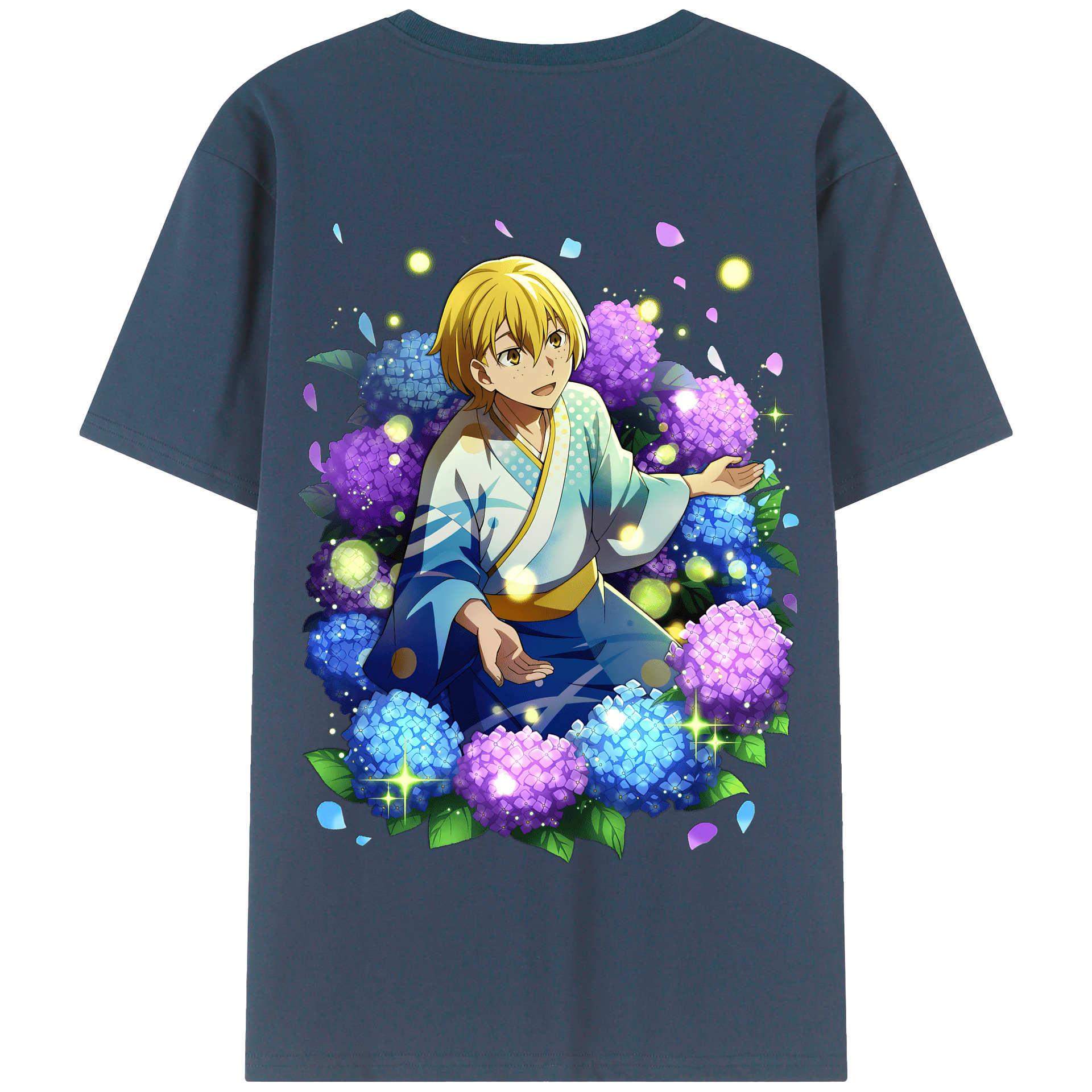 （画像用） 文豪ストレイドッグス Bungo Stray Dogs 綿100％半袖Tシャツ（背面プリント）