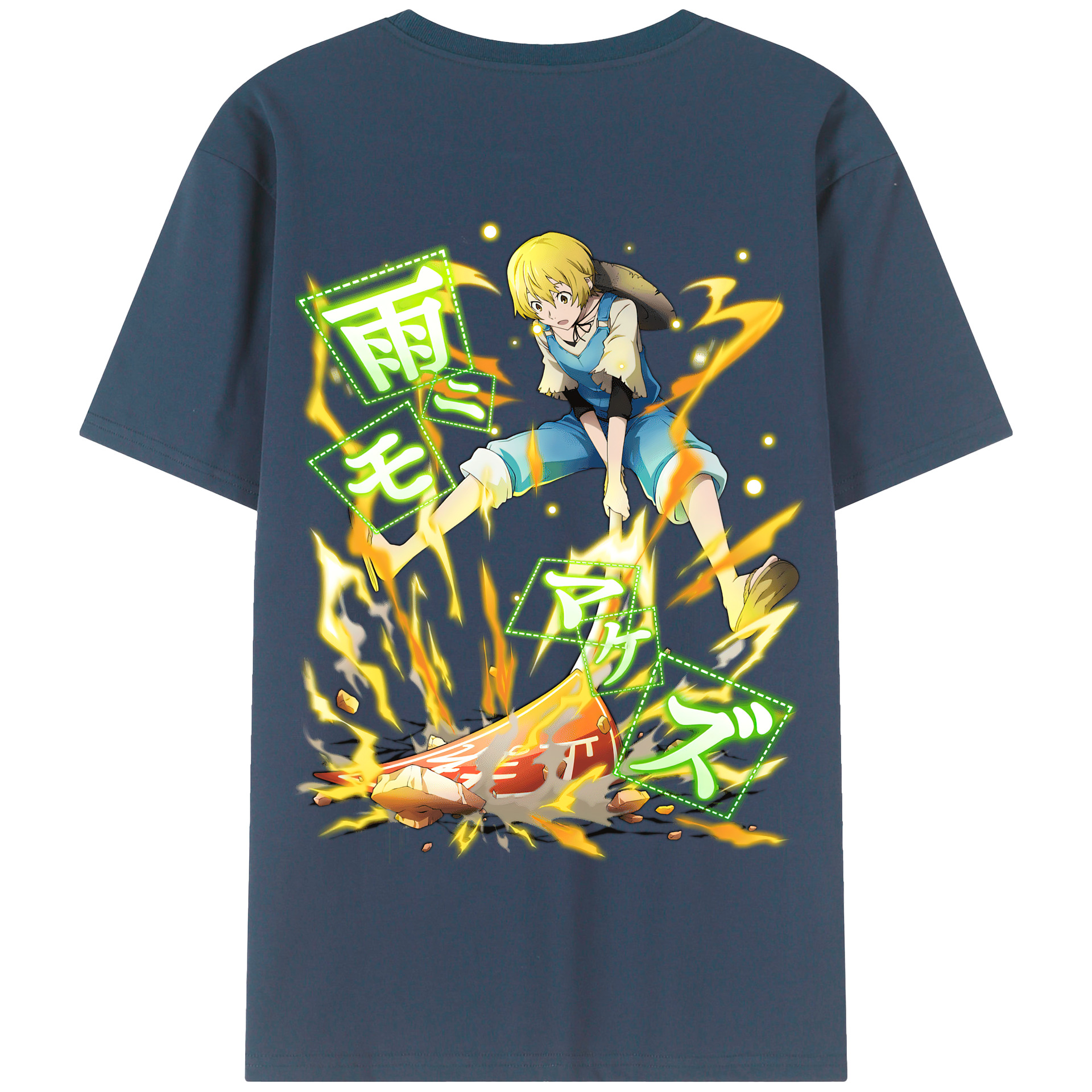 （画像用） 文豪ストレイドッグス Bungo Stray Dogs 綿100％半袖Tシャツ（背面プリント）