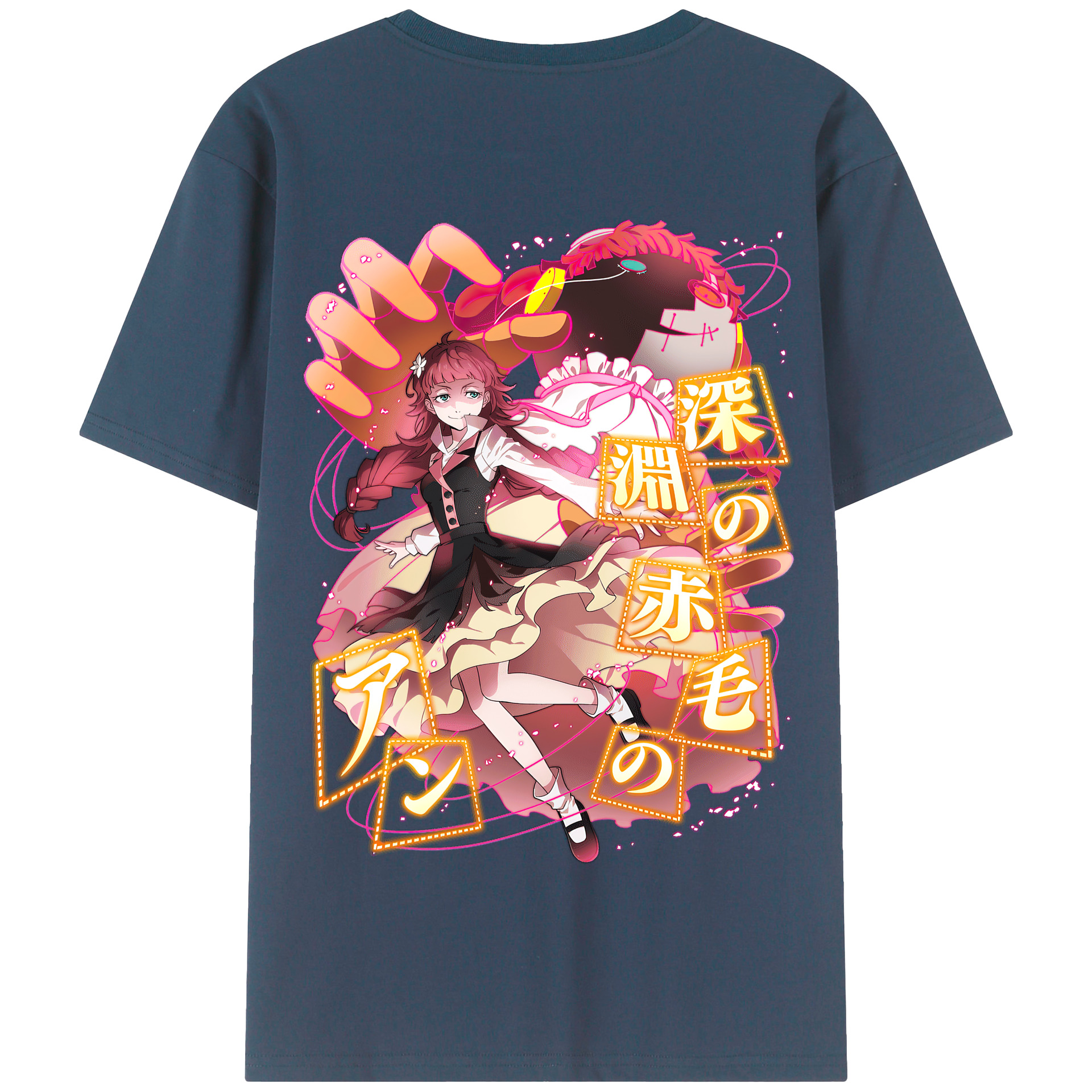 （画像用） 文豪ストレイドッグス Bungo Stray Dogs 綿100％半袖Tシャツ（背面プリント）
