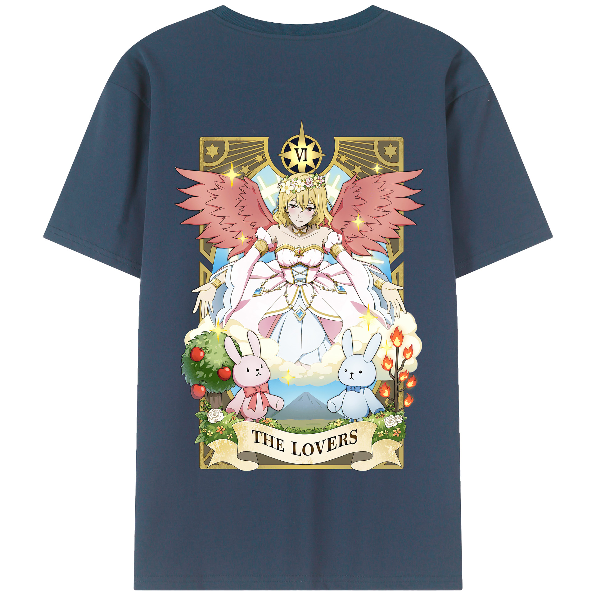 （画像用） 文豪ストレイドッグス Bungo Stray Dogs 綿100％半袖Tシャツ（背面プリント）