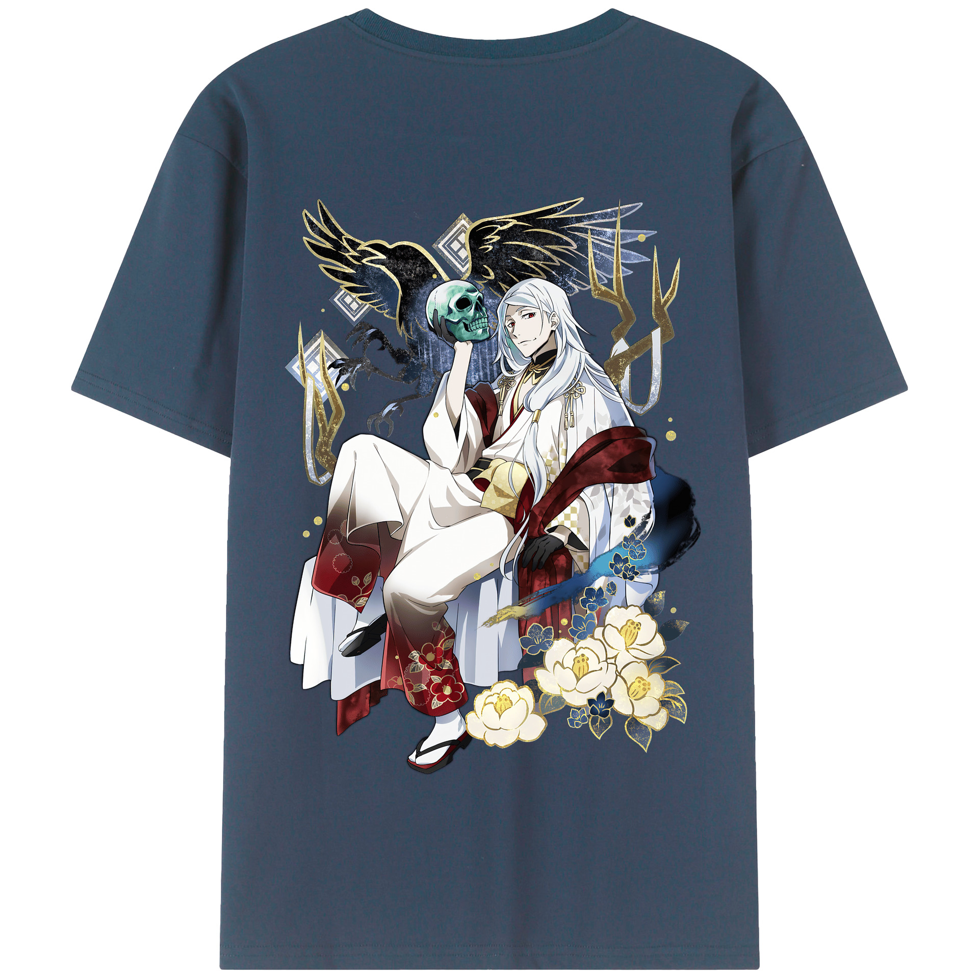 （画像用） 文豪ストレイドッグス Bungo Stray Dogs 綿100％半袖Tシャツ（背面プリント）