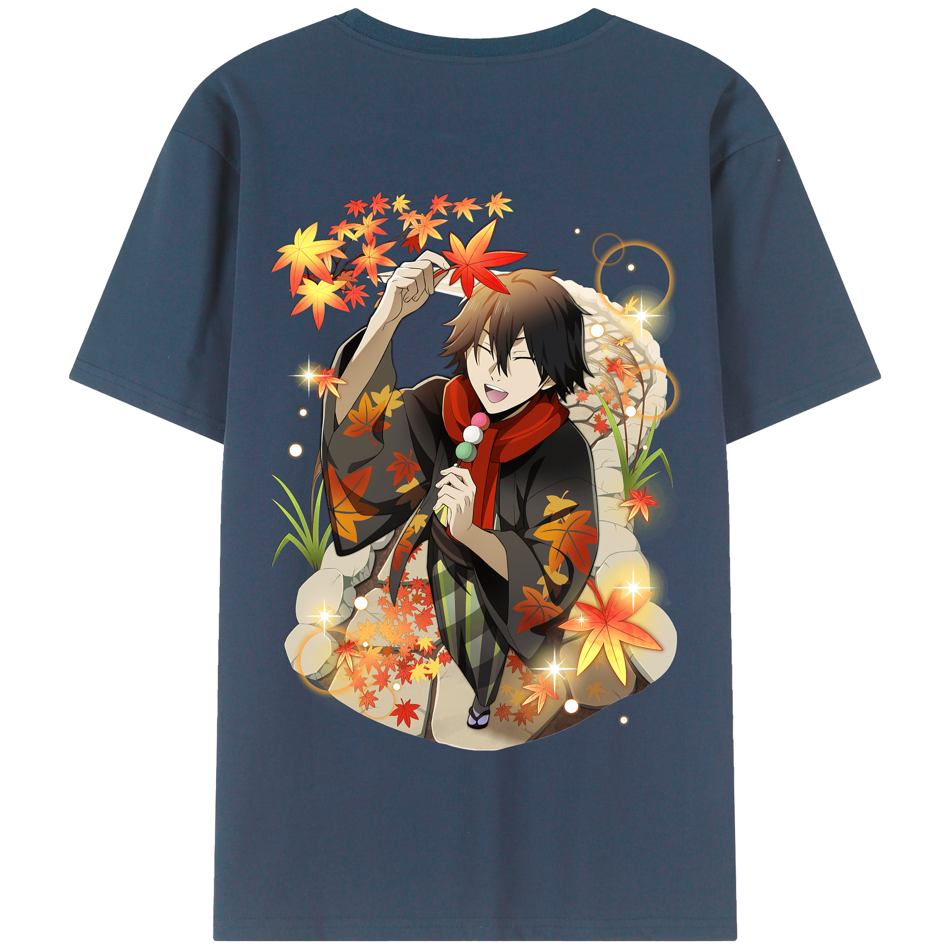 （画像用） 文豪ストレイドッグス Bungo Stray Dogs 綿100％半袖Tシャツ（背面プリント）