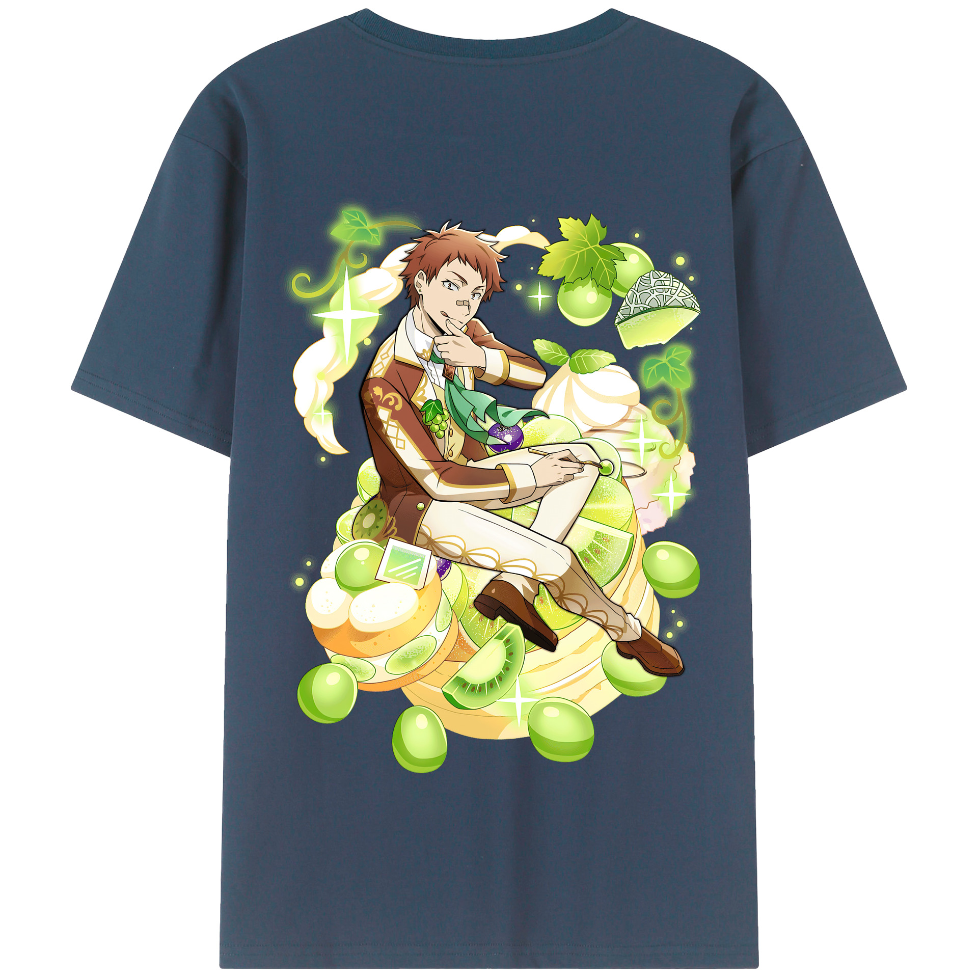 （画像用） 文豪ストレイドッグス Bungo Stray Dogs 綿100％半袖Tシャツ（背面プリント）