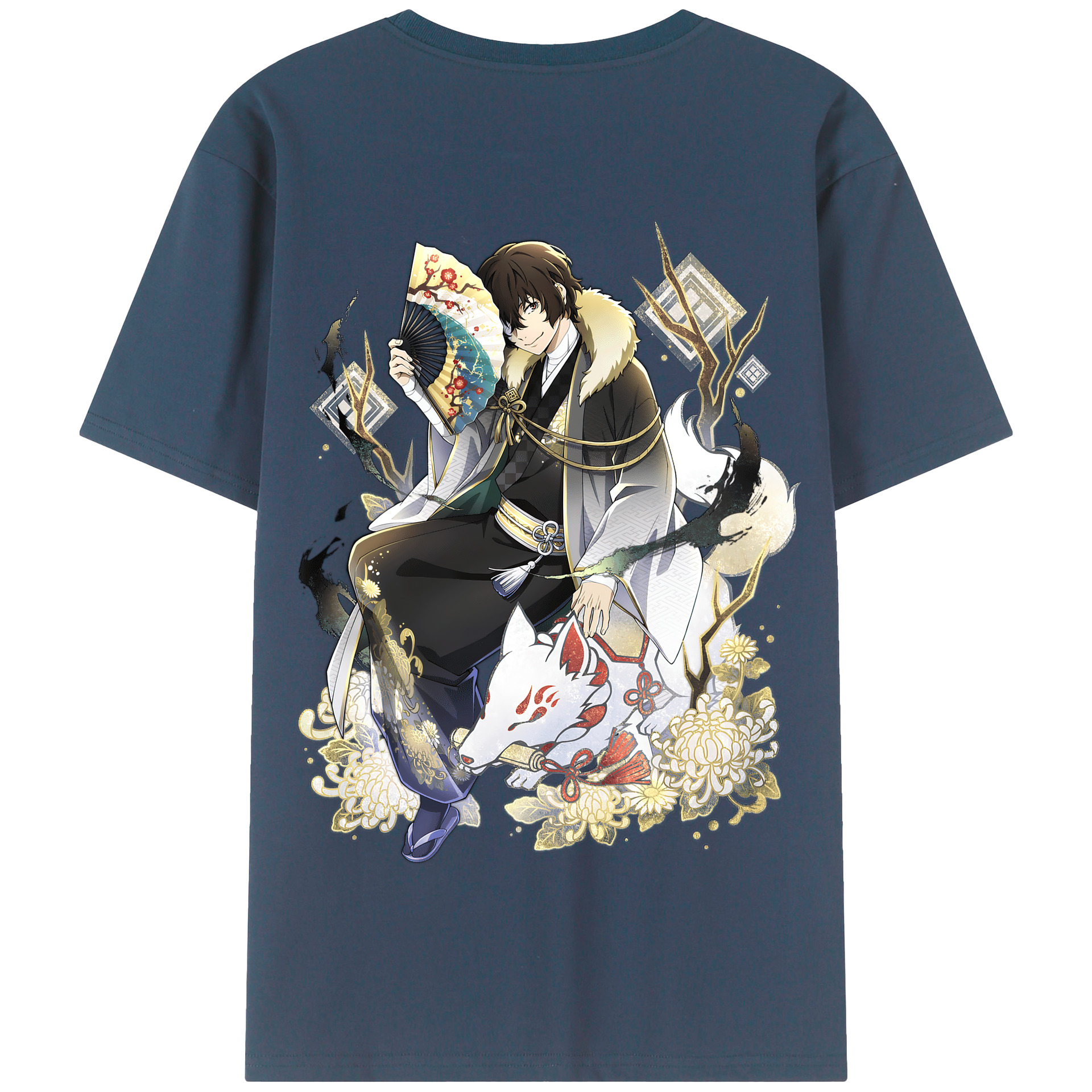 （画像用） 文豪ストレイドッグス Bungo Stray Dogs 綿100％半袖Tシャツ（背面プリント）