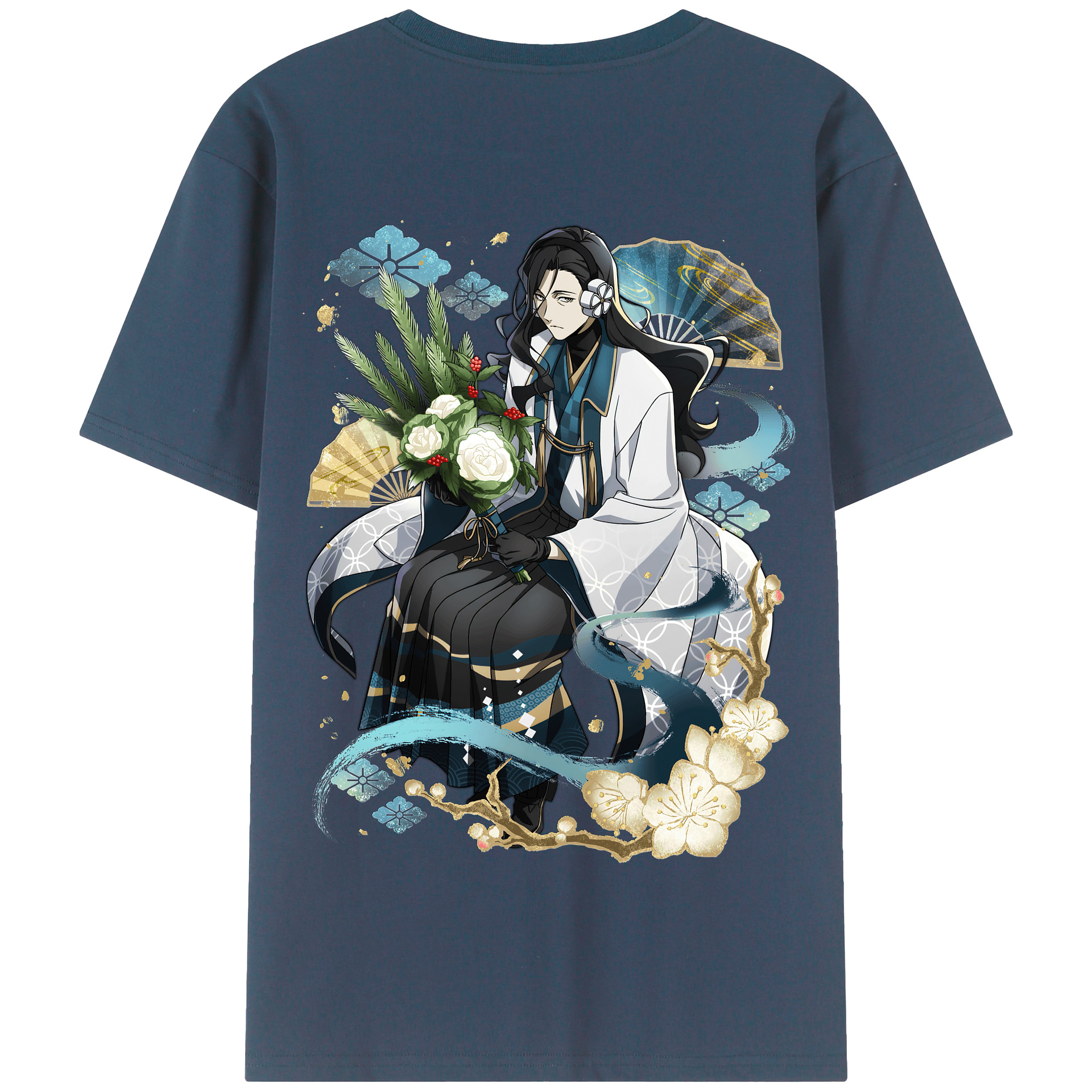 （画像用） 文豪ストレイドッグス Bungo Stray Dogs 綿100％半袖Tシャツ（背面プリント）