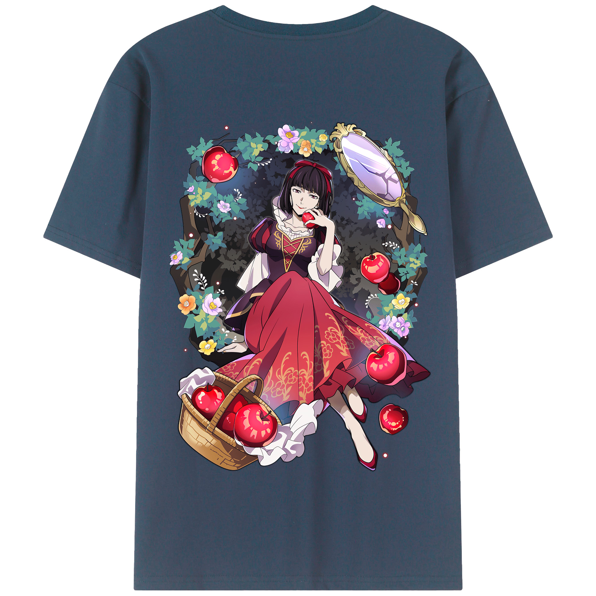 （画像用） 文豪ストレイドッグス Bungo Stray Dogs 綿100％半袖Tシャツ（背面プリント）