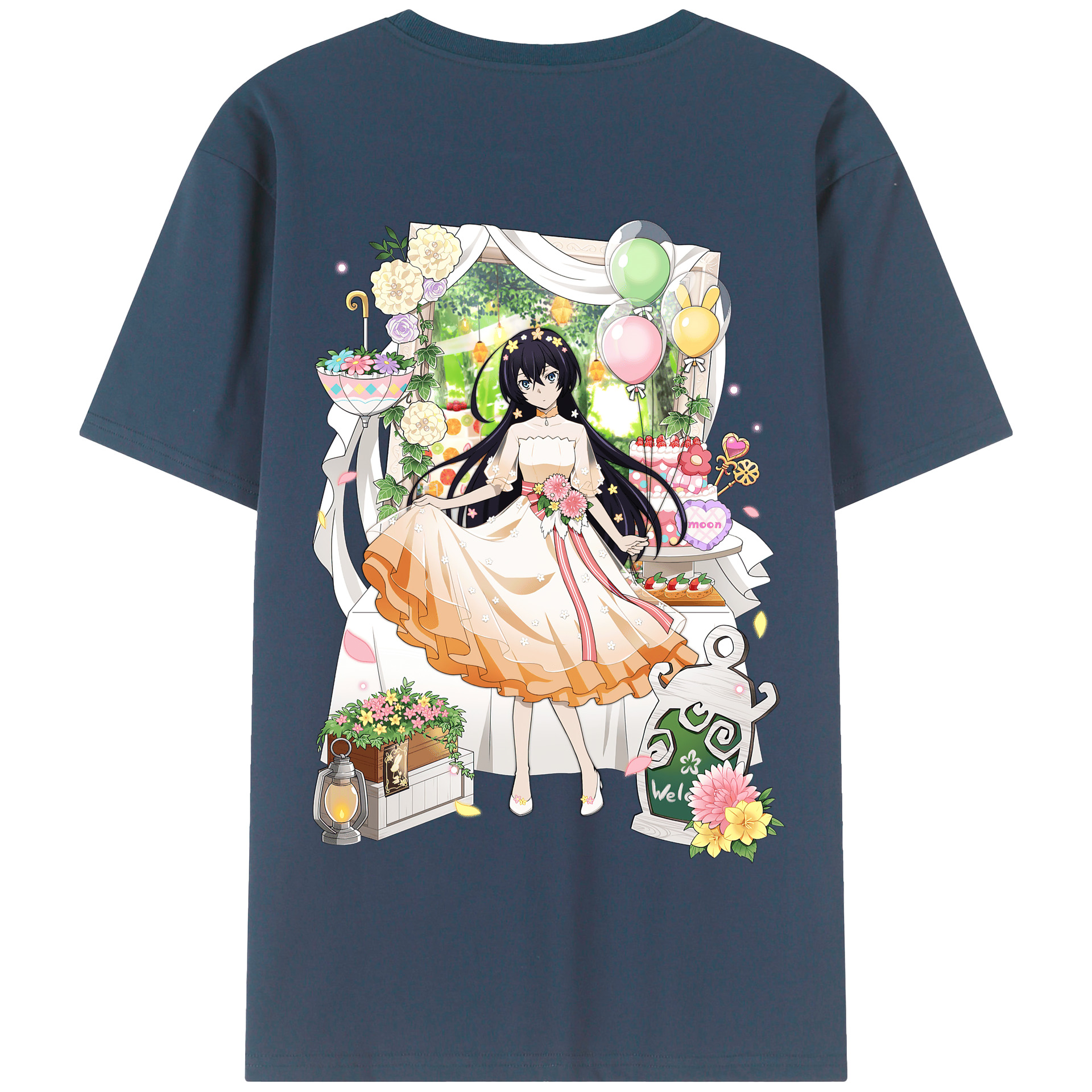 （画像用） 文豪ストレイドッグス Bungo Stray Dogs 綿100％半袖Tシャツ（背面プリント）