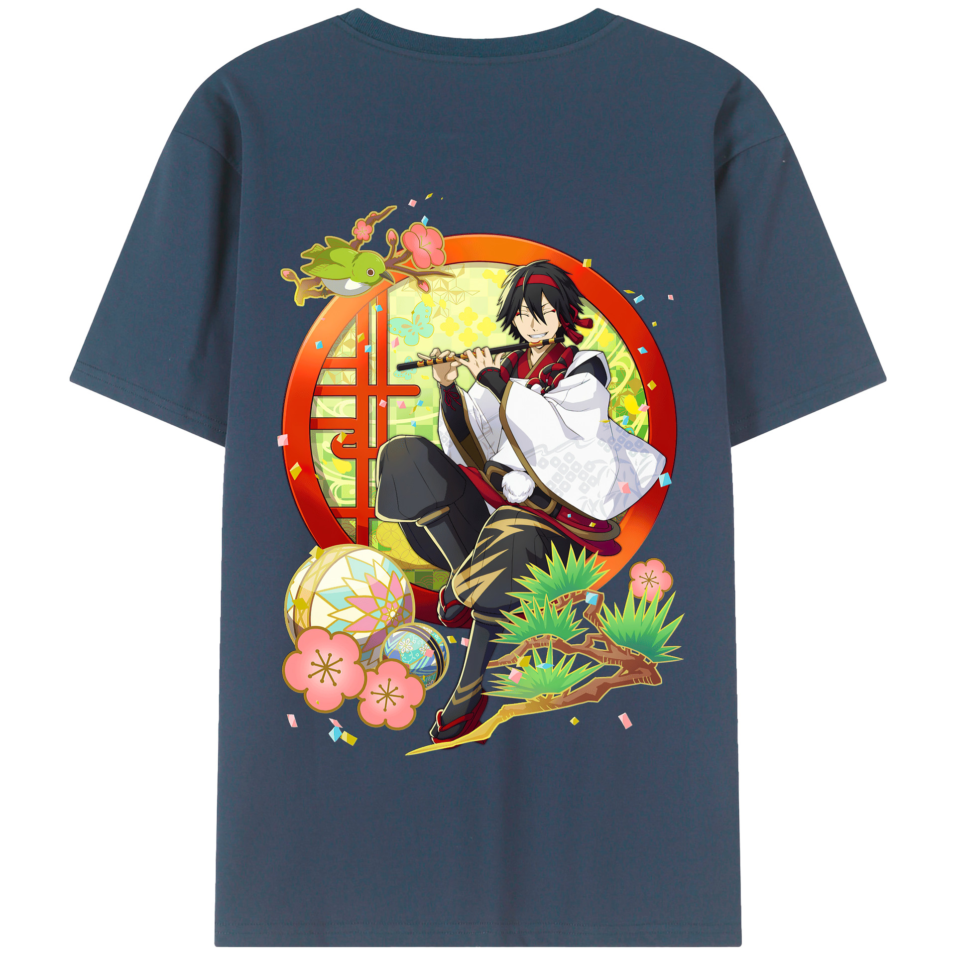 （画像用） 文豪ストレイドッグス Bungo Stray Dogs 綿100％半袖Tシャツ（背面プリント）