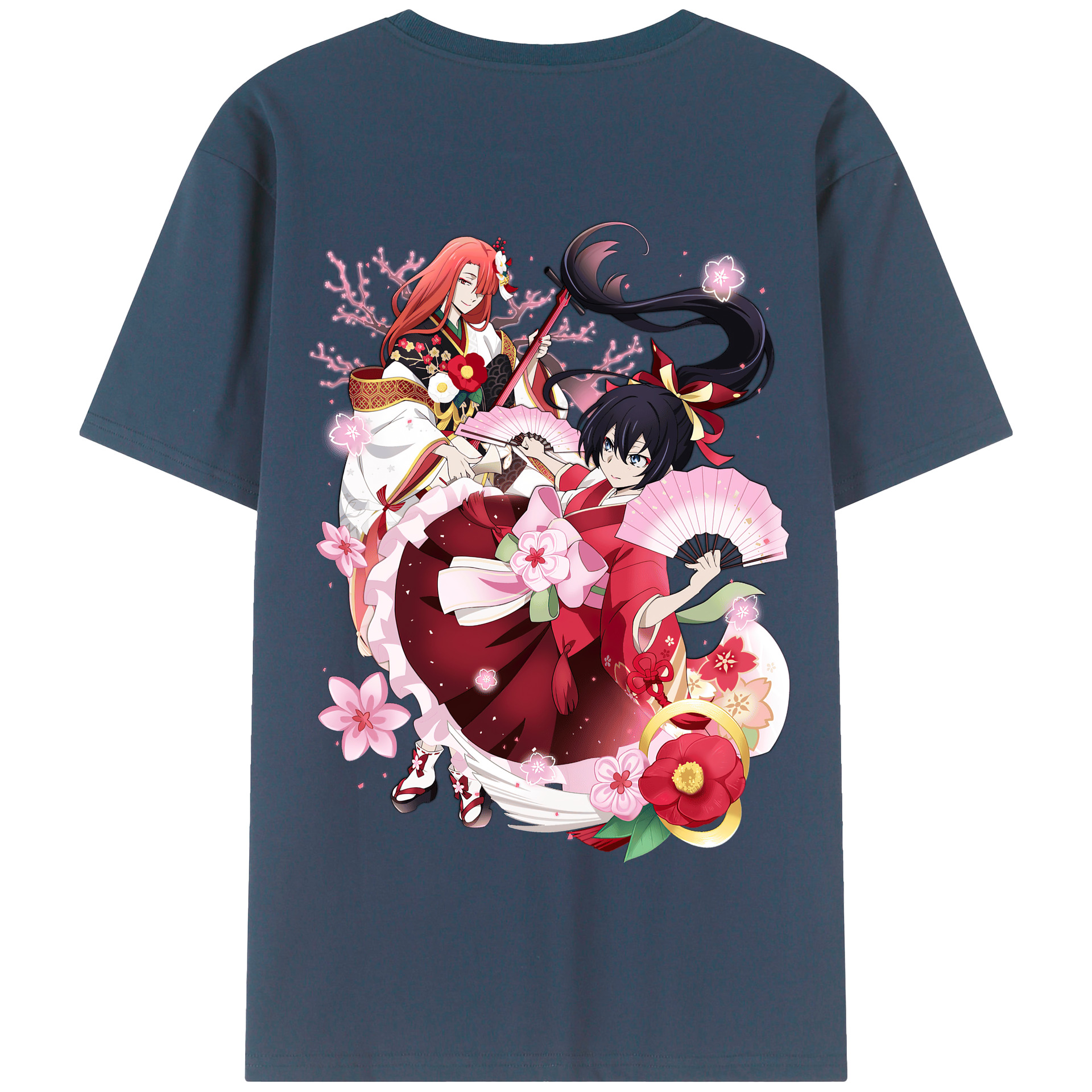 （画像用） 文豪ストレイドッグス Bungo Stray Dogs 綿100％半袖Tシャツ（背面プリント）