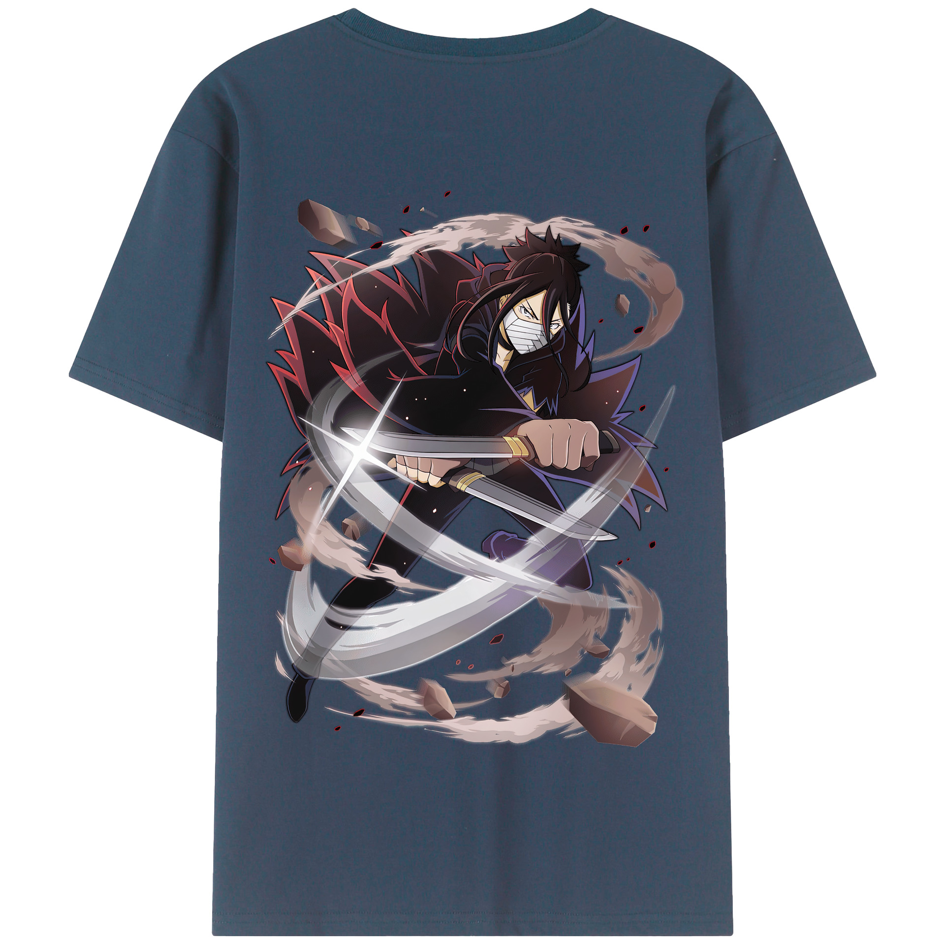 （画像用） 文豪ストレイドッグス Bungo Stray Dogs 綿100％半袖Tシャツ（背面プリント）